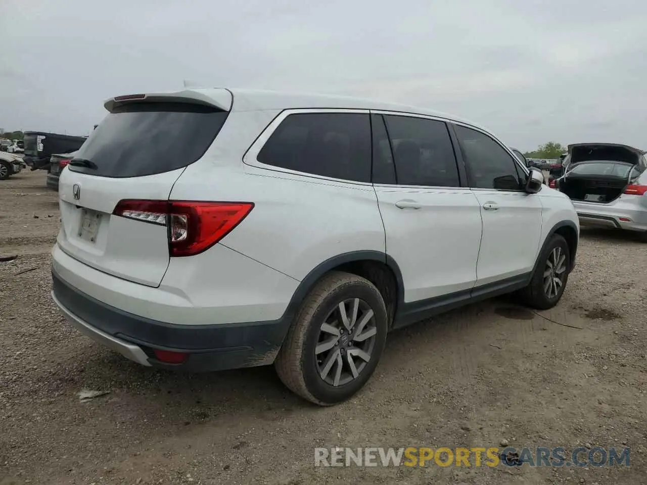 3 fotografías del automóvil dañado 5FNYF5H52LB029309 HONDA PILOT 2020
