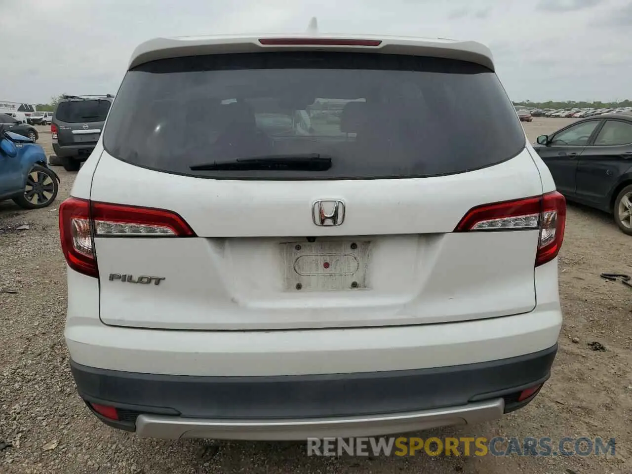 6 fotografías del automóvil dañado 5FNYF5H52LB029309 HONDA PILOT 2020