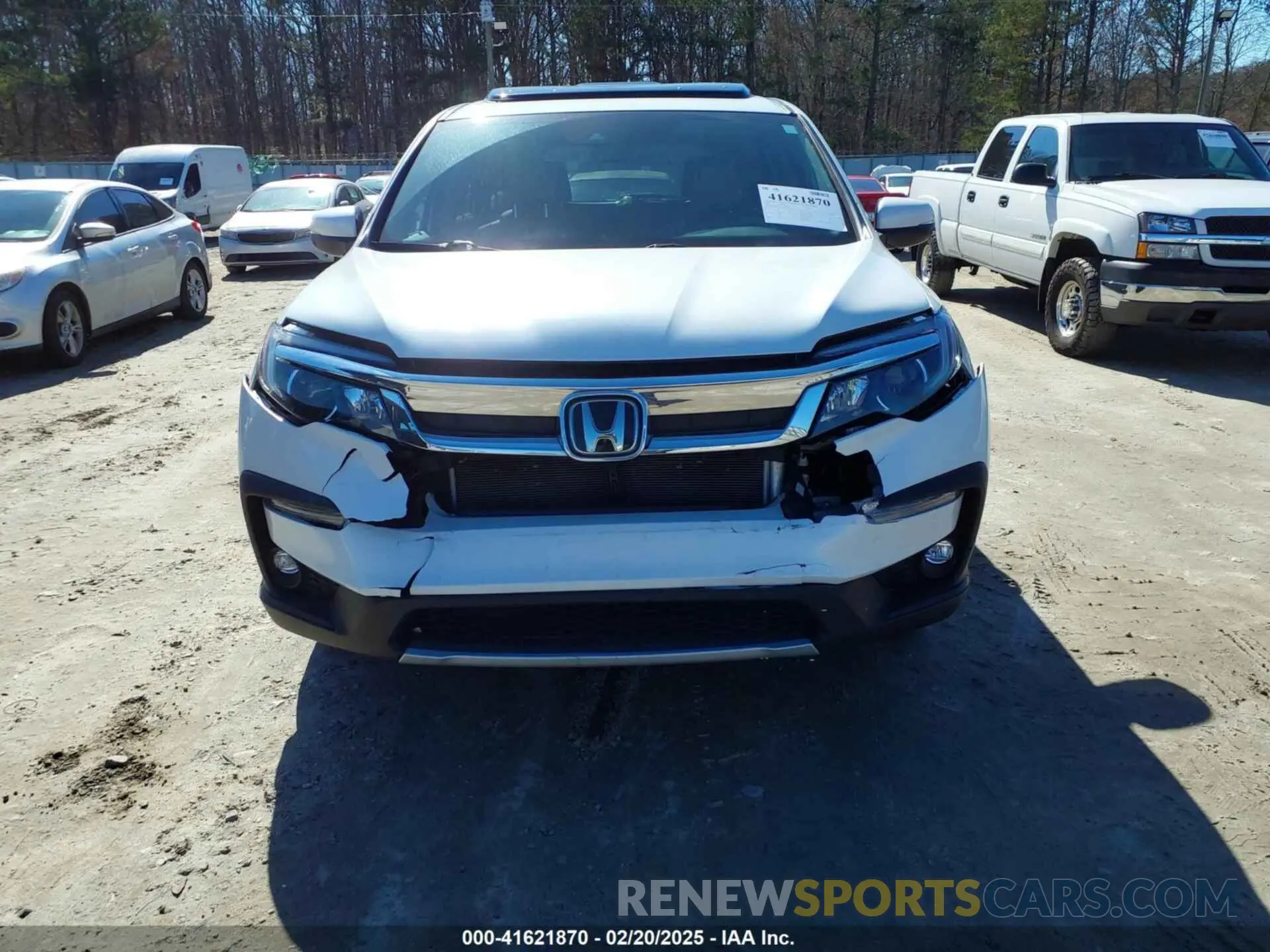 12 fotografías del automóvil dañado 5FNYF5H53LB003768 HONDA PILOT 2020