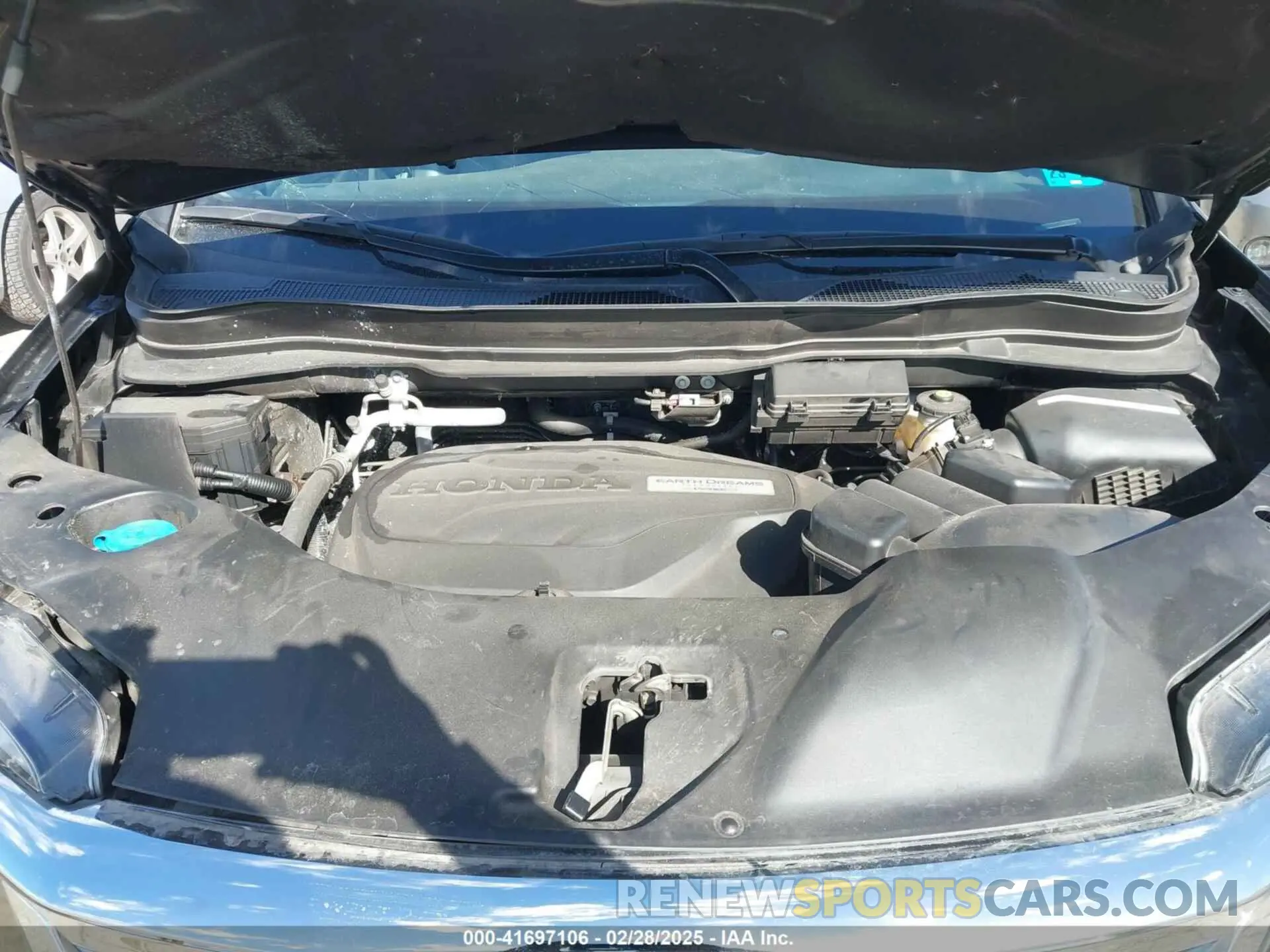 10 fotografías del automóvil dañado 5FNYF5H54LB009448 HONDA PILOT 2020