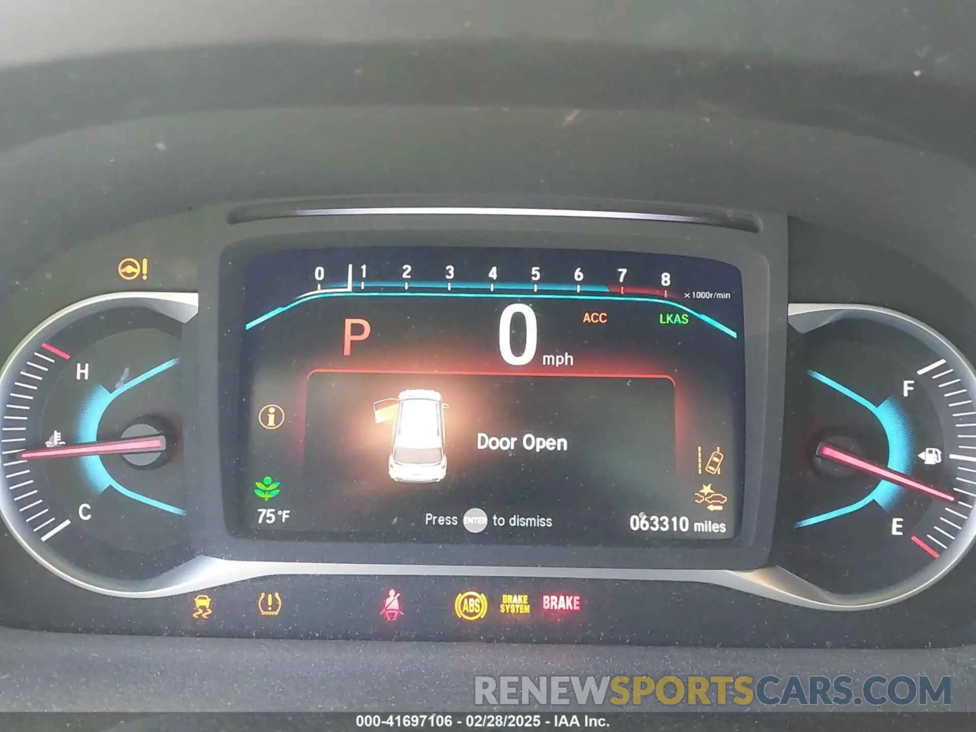 7 fotografías del automóvil dañado 5FNYF5H54LB009448 HONDA PILOT 2020