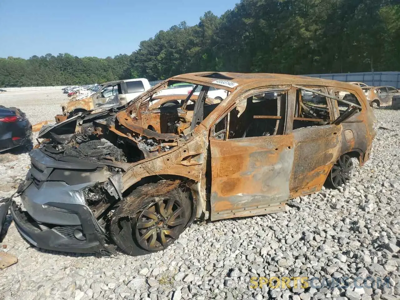 1 fotografías del automóvil dañado 5FNYF5H54LB010406 HONDA PILOT 2020