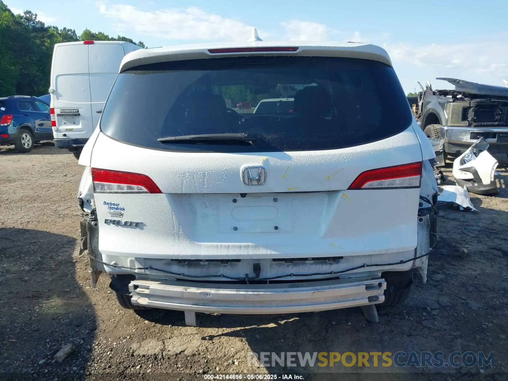 17 fotografías del automóvil dañado 5FNYF5H57LB008441 HONDA PILOT 2020