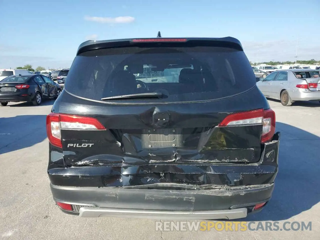 6 fotografías del automóvil dañado 5FNYF5H57LB019892 HONDA PILOT 2020