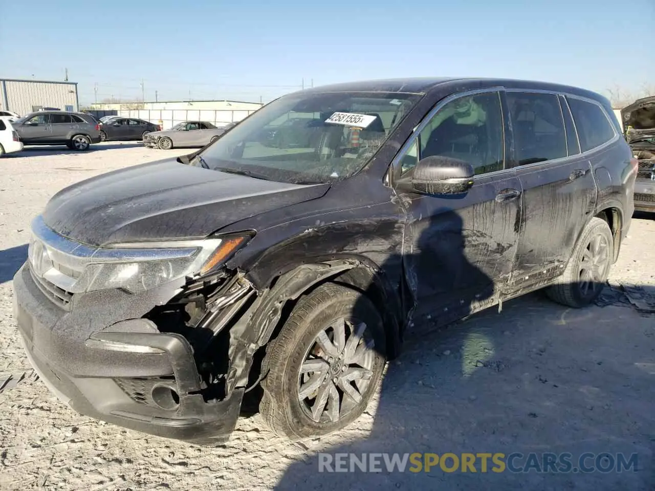 1 fotografías del automóvil dañado 5FNYF5H58LB006553 HONDA PILOT 2020