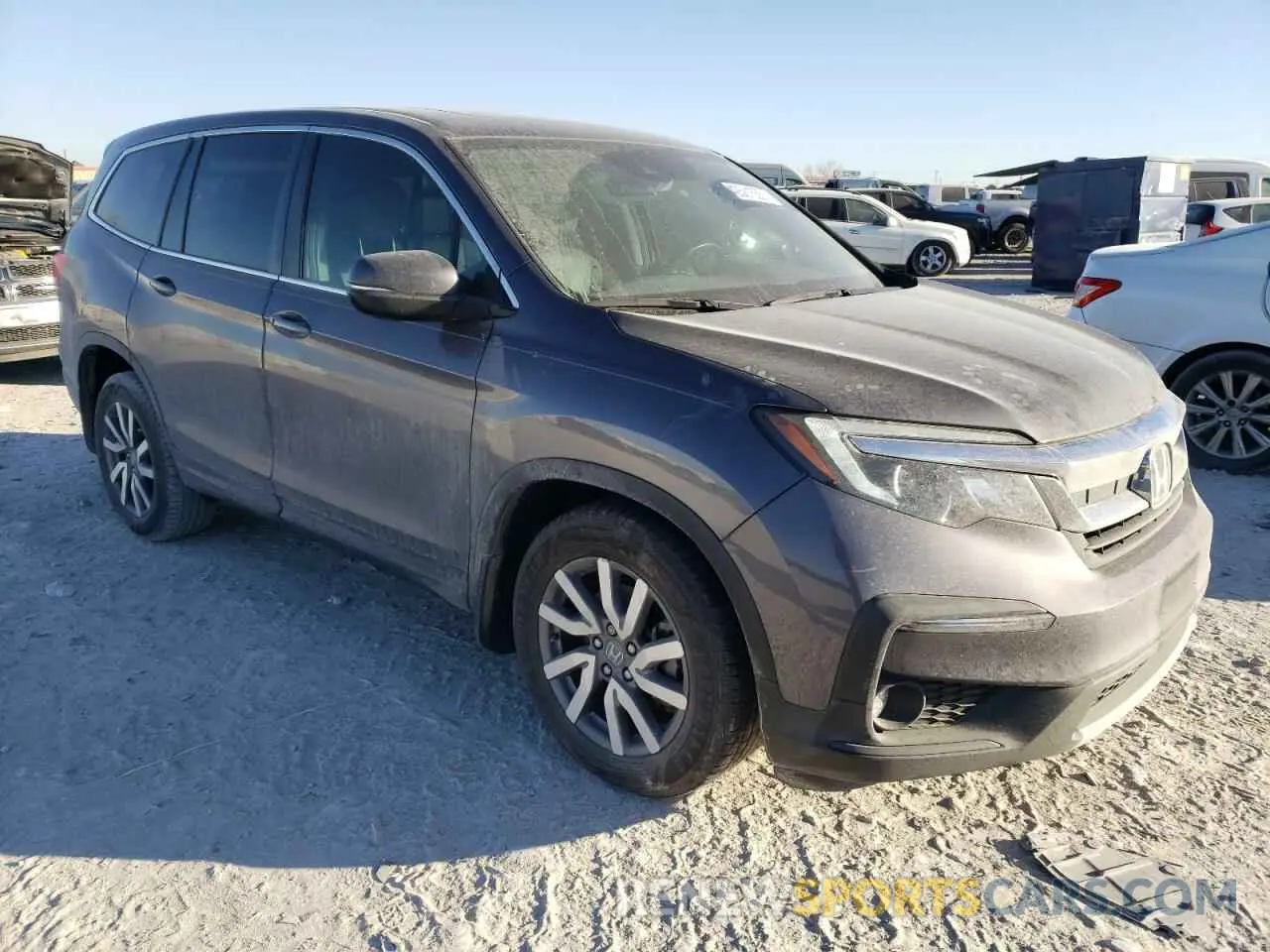 4 fotografías del automóvil dañado 5FNYF5H58LB006553 HONDA PILOT 2020