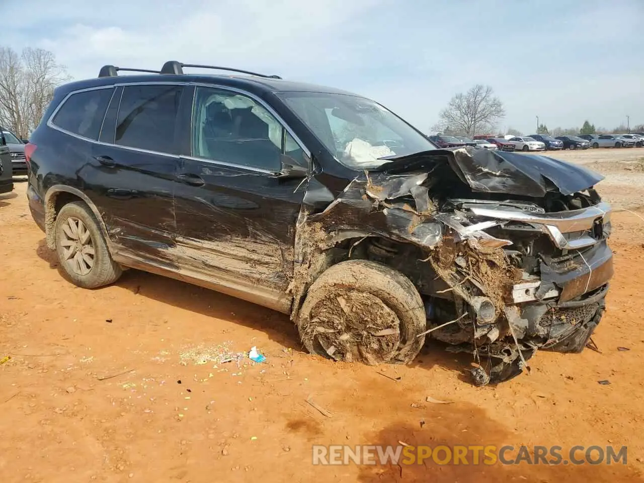 4 fotografías del automóvil dañado 5FNYF5H59LB009624 HONDA PILOT 2020