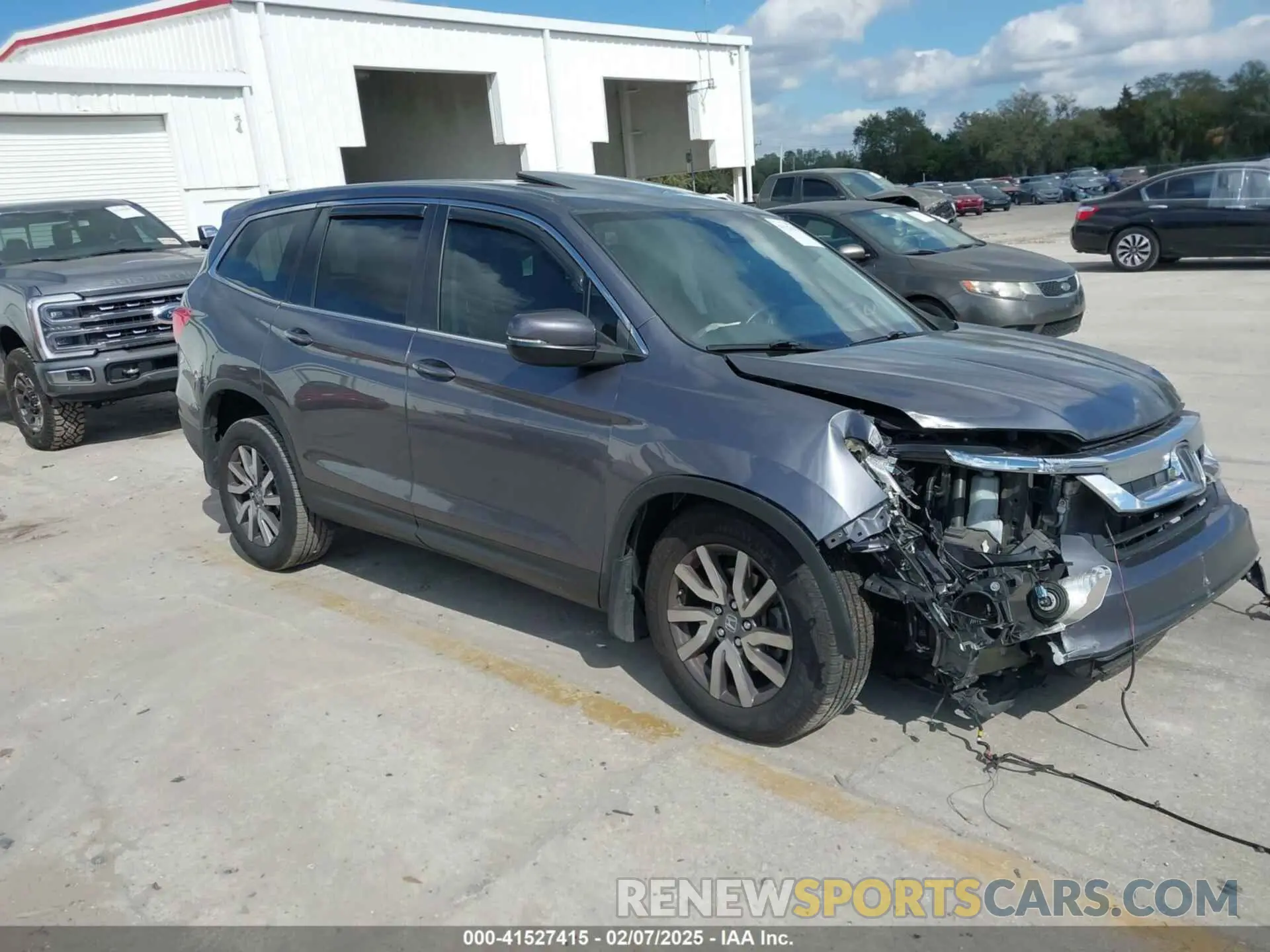 1 fotografías del automóvil dañado 5FNYF5H59LB014497 HONDA PILOT 2020
