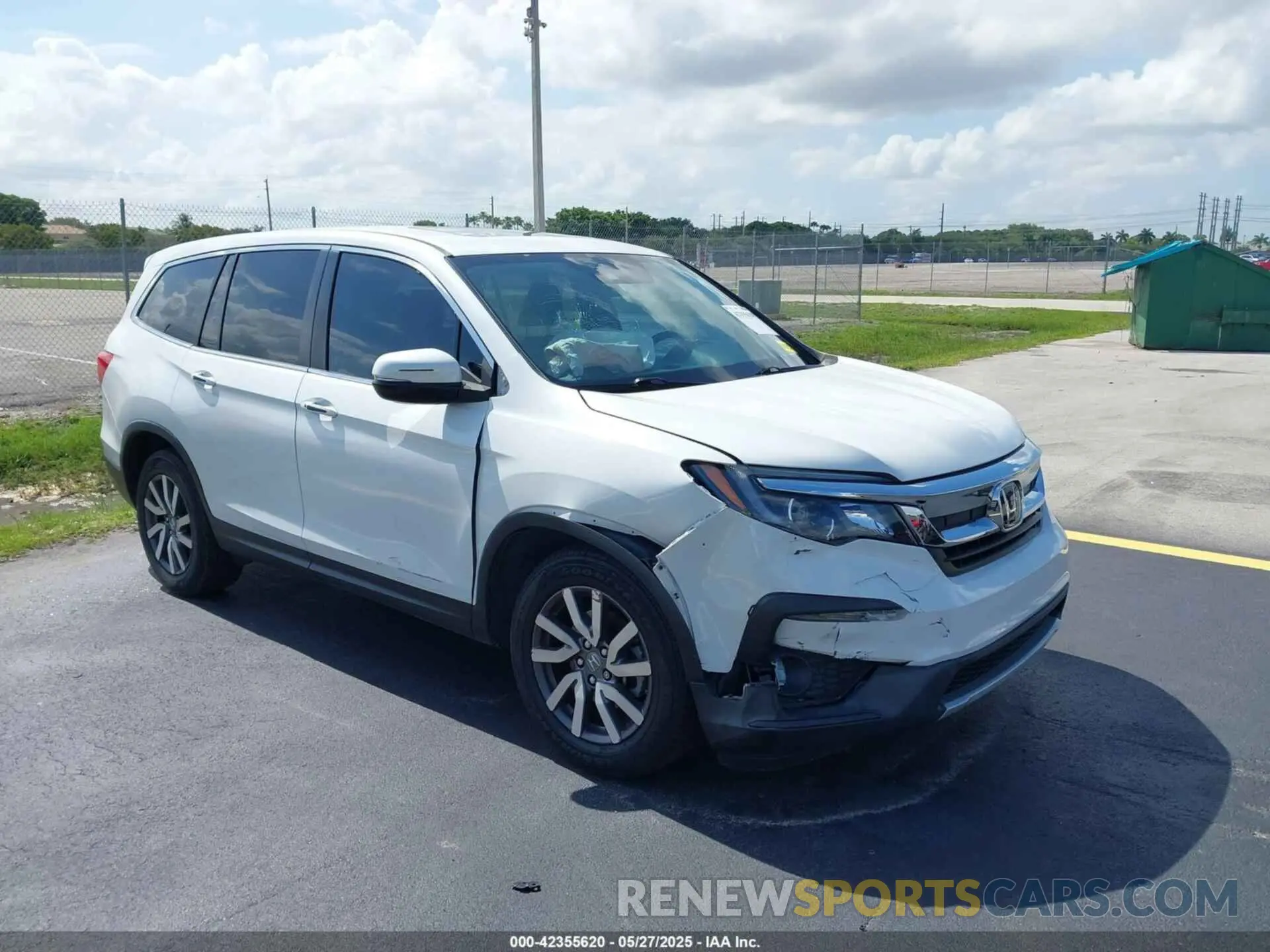 1 fotografías del automóvil dañado 5FNYF5H59LB028268 HONDA PILOT 2020