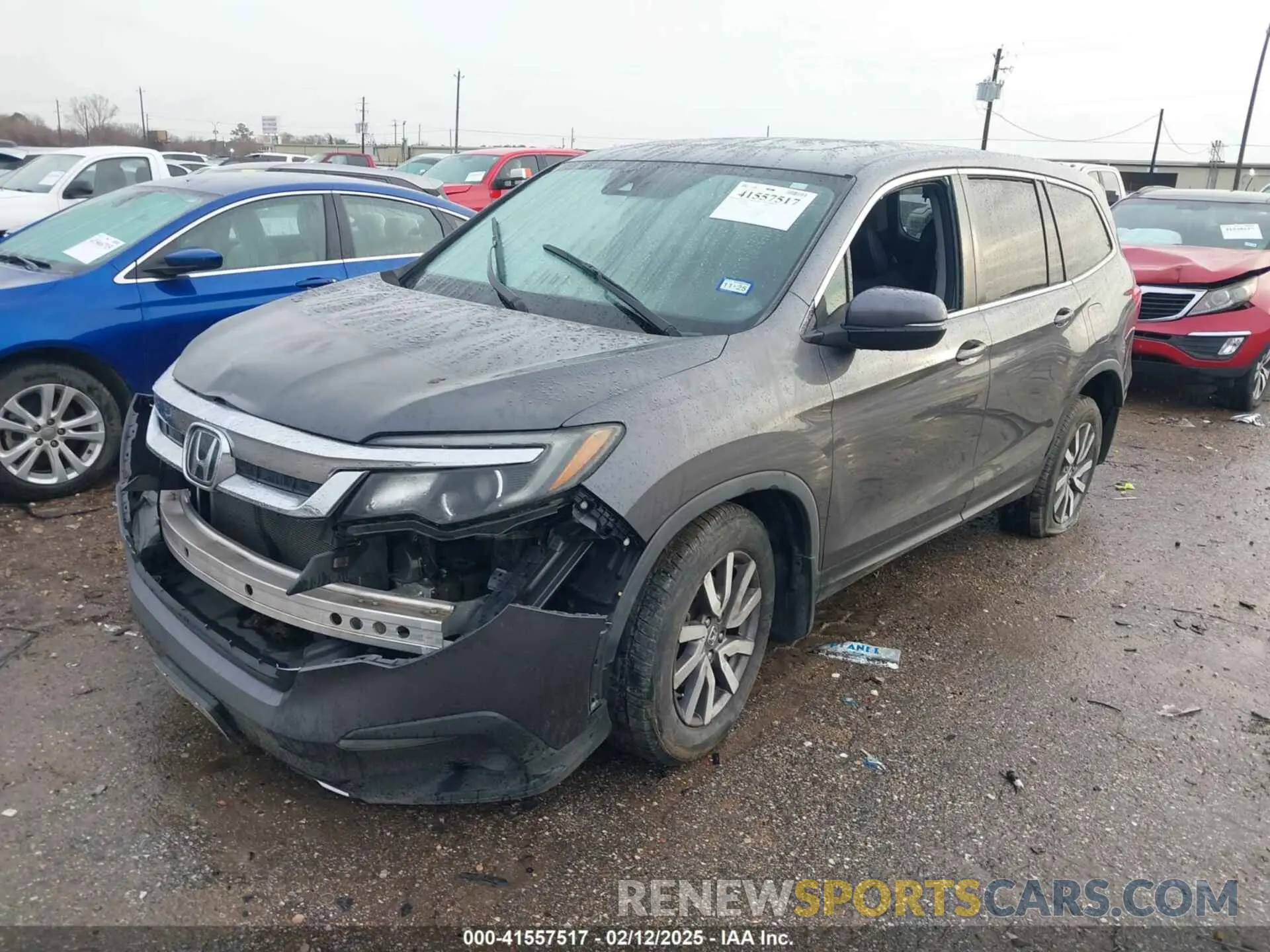 2 fotografías del automóvil dañado 5FNYF5H5XLB017103 HONDA PILOT 2020