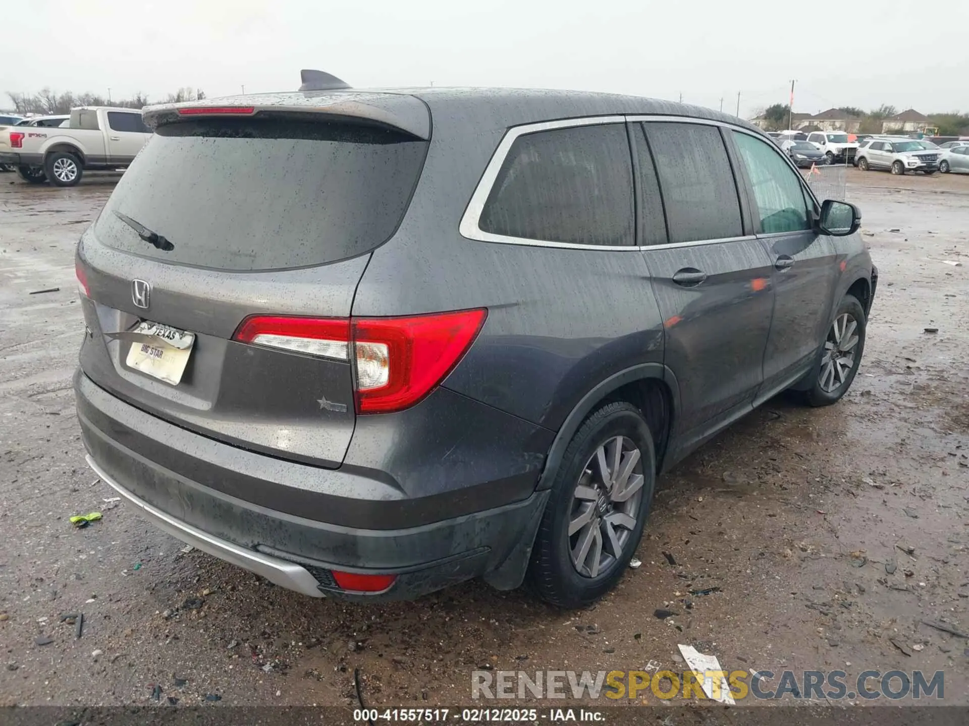 4 fotografías del automóvil dañado 5FNYF5H5XLB017103 HONDA PILOT 2020