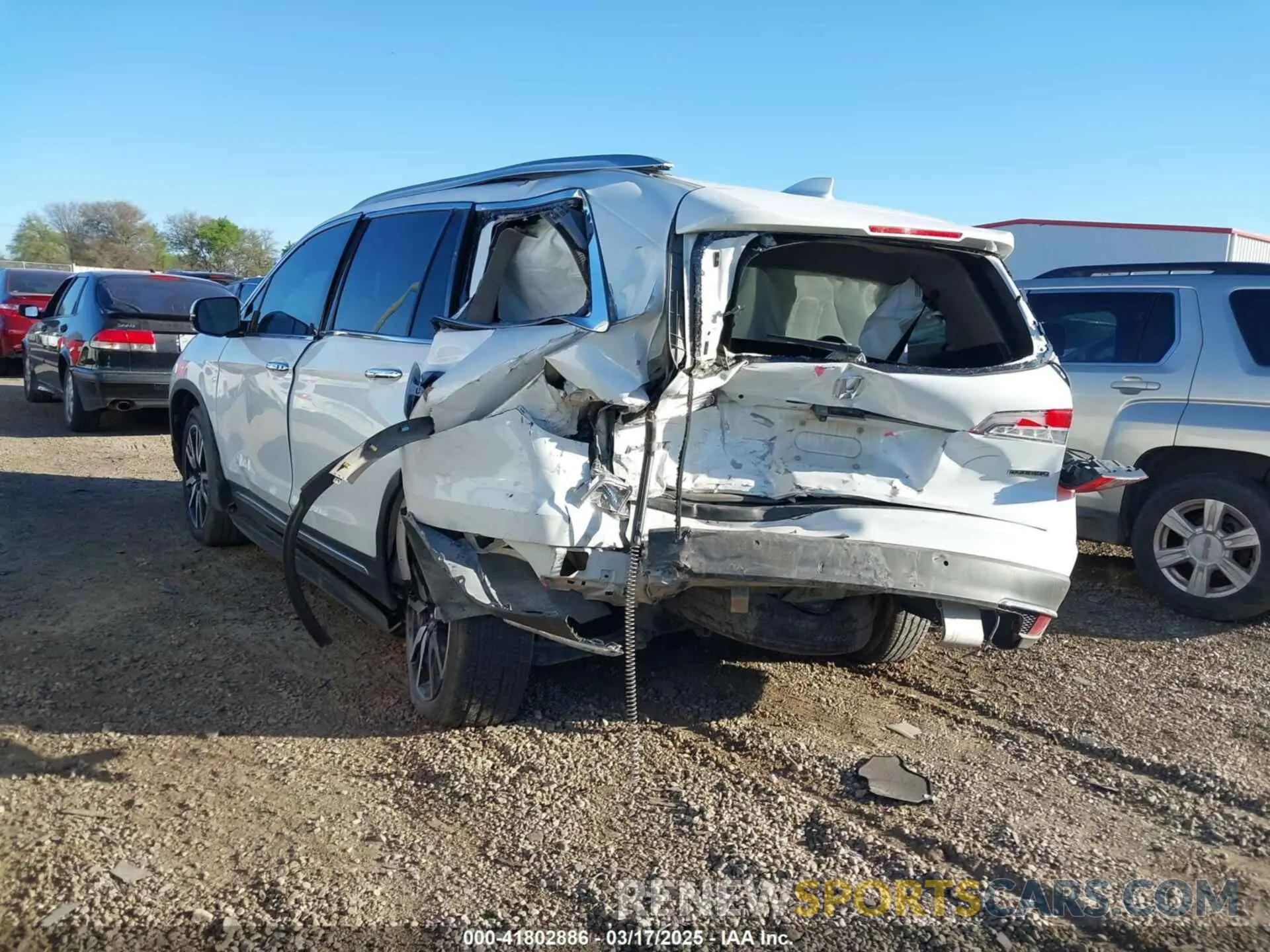 3 fotografías del automóvil dañado 5FNYF5H6XLB016364 HONDA PILOT 2020