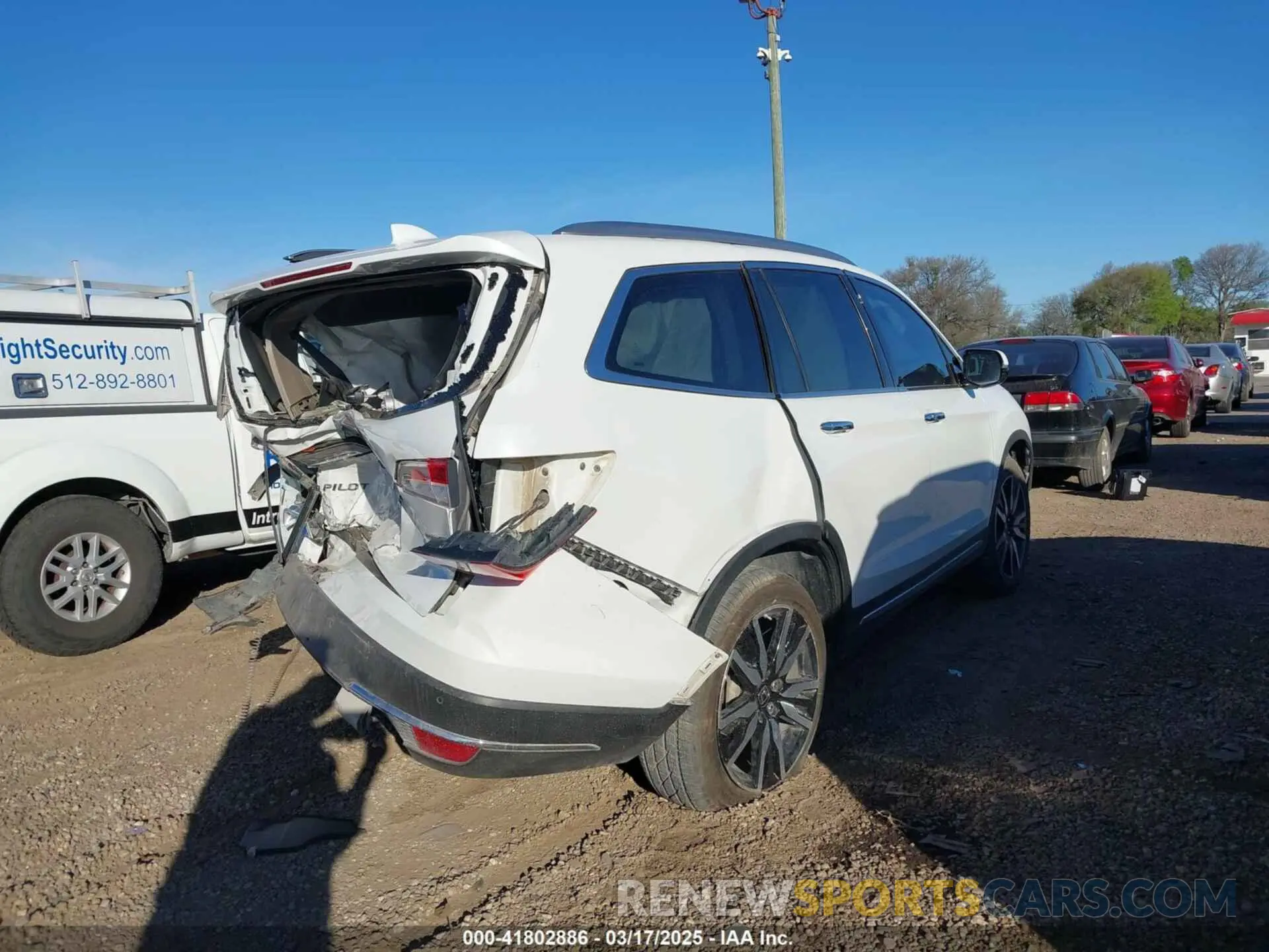 4 fotografías del automóvil dañado 5FNYF5H6XLB016364 HONDA PILOT 2020