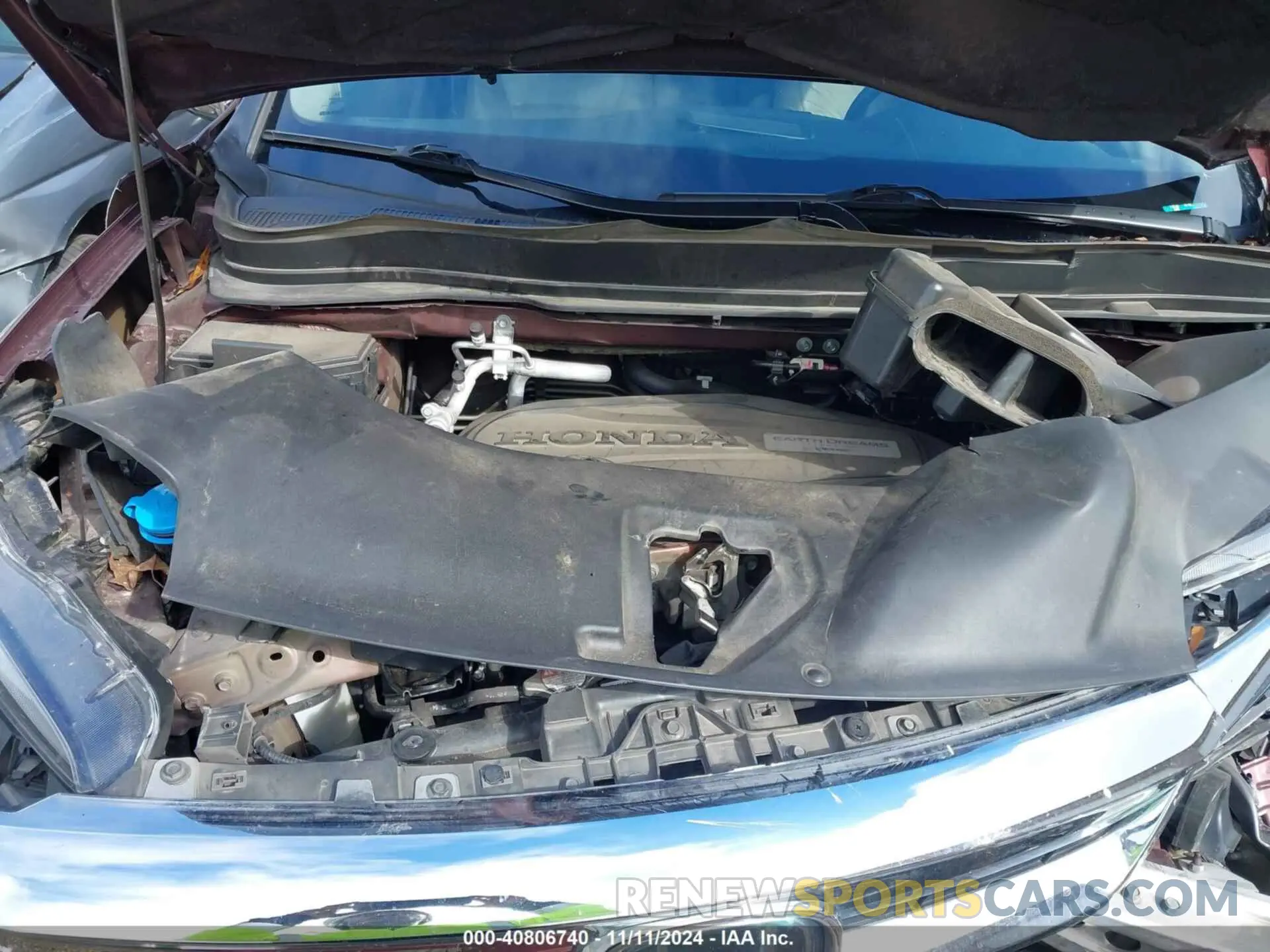 10 fotografías del automóvil dañado 5FNYF5H94LB012062 HONDA PILOT 2020