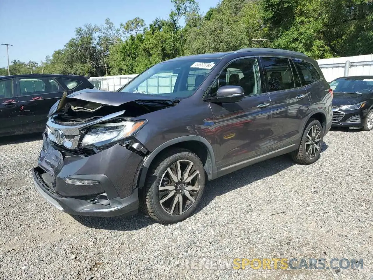 1 fotografías del automóvil dañado 5FNYF5H99LB000568 HONDA PILOT 2020