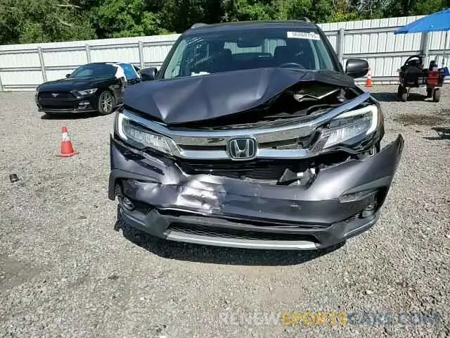 13 fotografías del automóvil dañado 5FNYF5H99LB000568 HONDA PILOT 2020