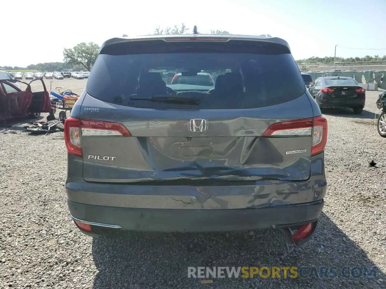 6 fotografías del automóvil dañado 5FNYF5H99LB000568 HONDA PILOT 2020