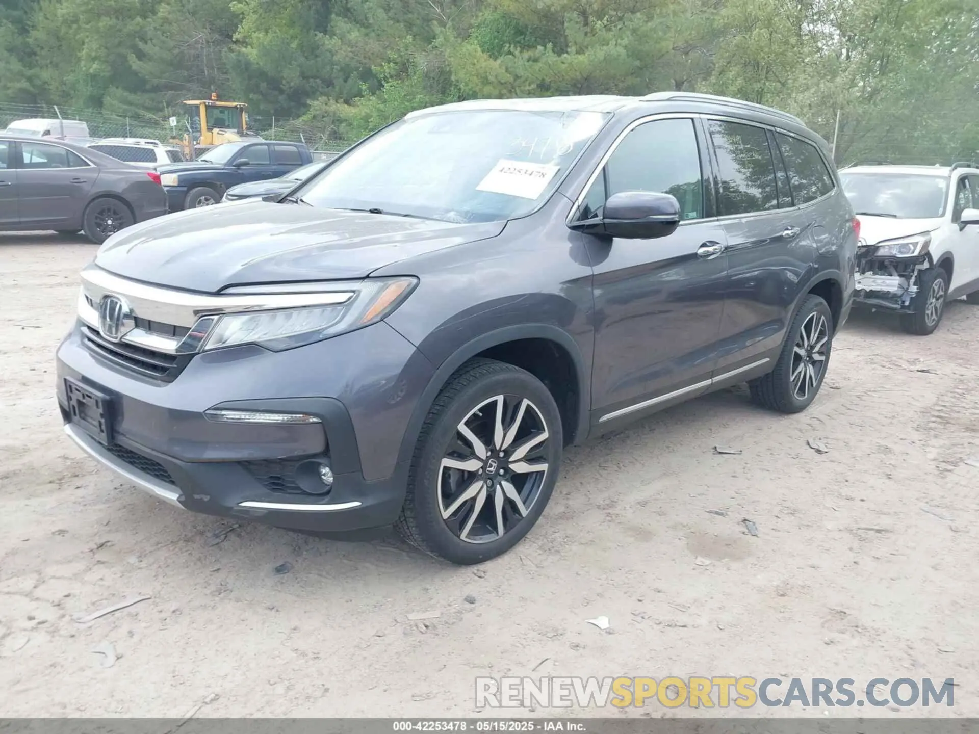 2 fotografías del automóvil dañado 5FNYF6H00LB027472 HONDA PILOT 2020