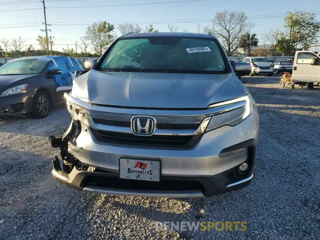 5 fotografías del automóvil dañado 5FNYF6H02LB036383 HONDA PILOT 2020