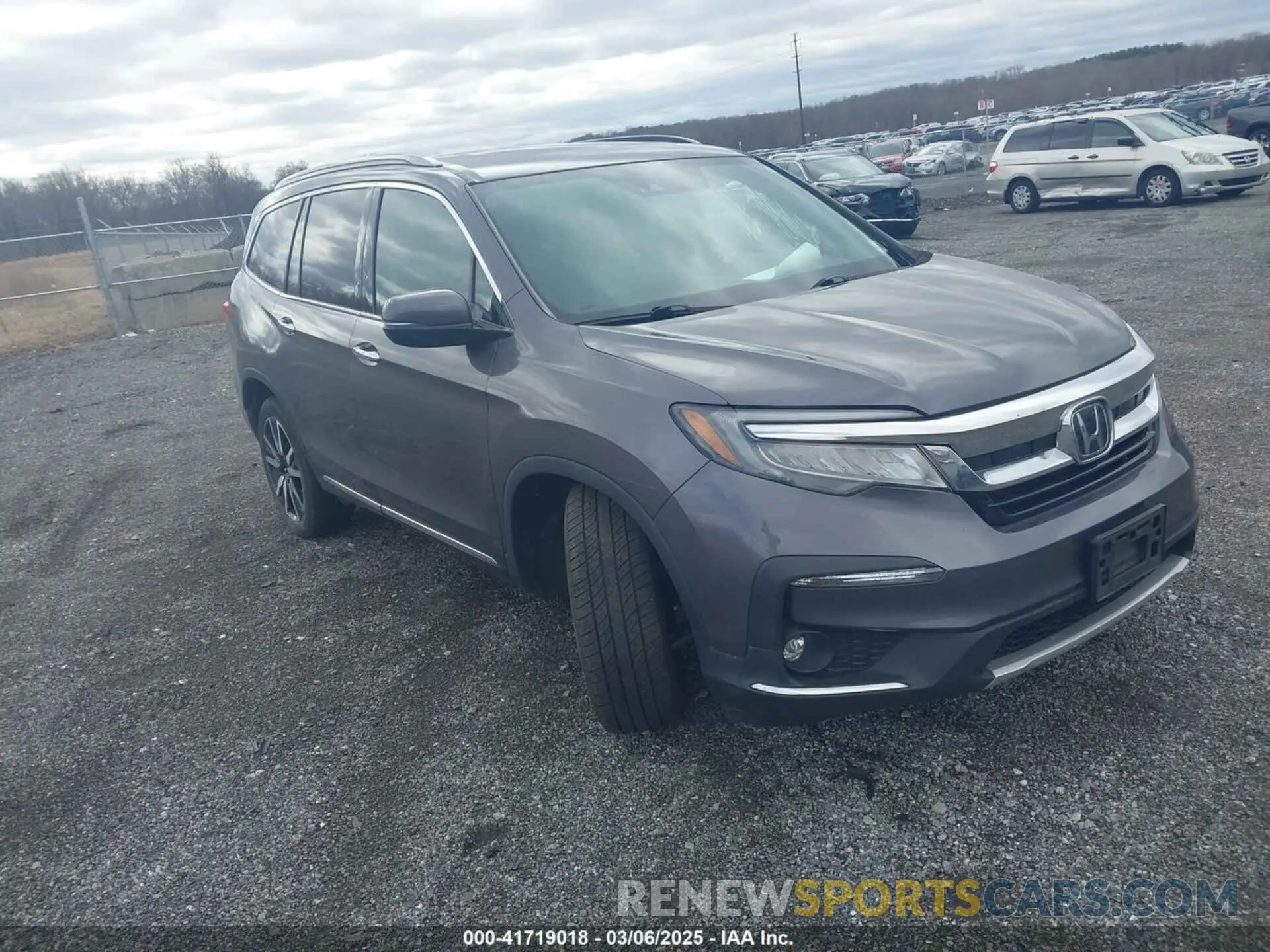 1 fotografías del automóvil dañado 5FNYF6H05LB025247 HONDA PILOT 2020