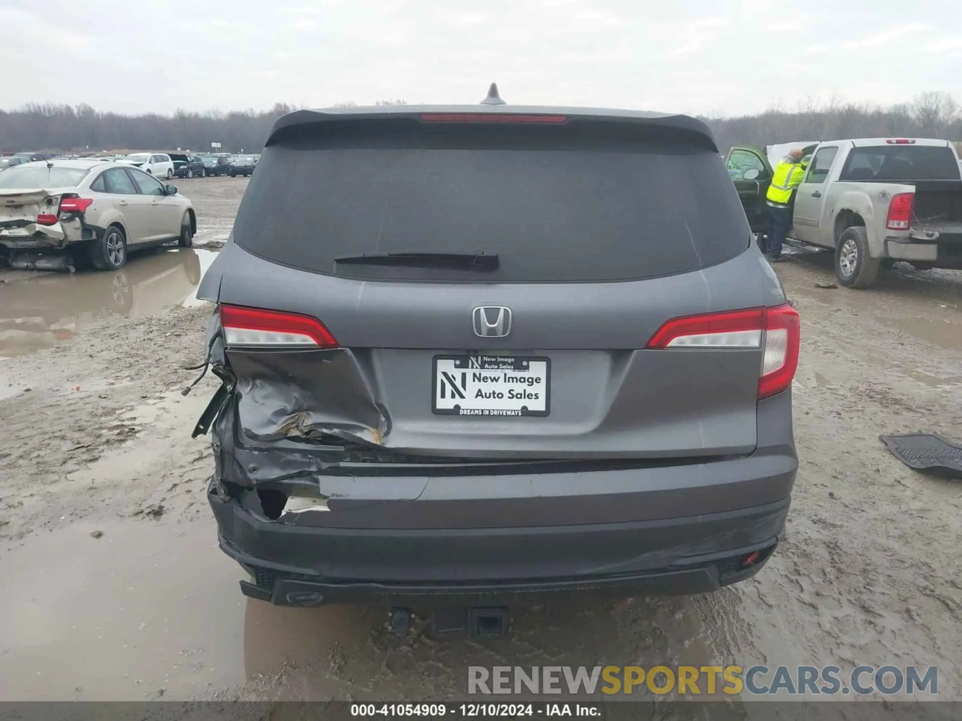 17 fotografías del automóvil dañado 5FNYF6H10LB027268 HONDA PILOT 2020