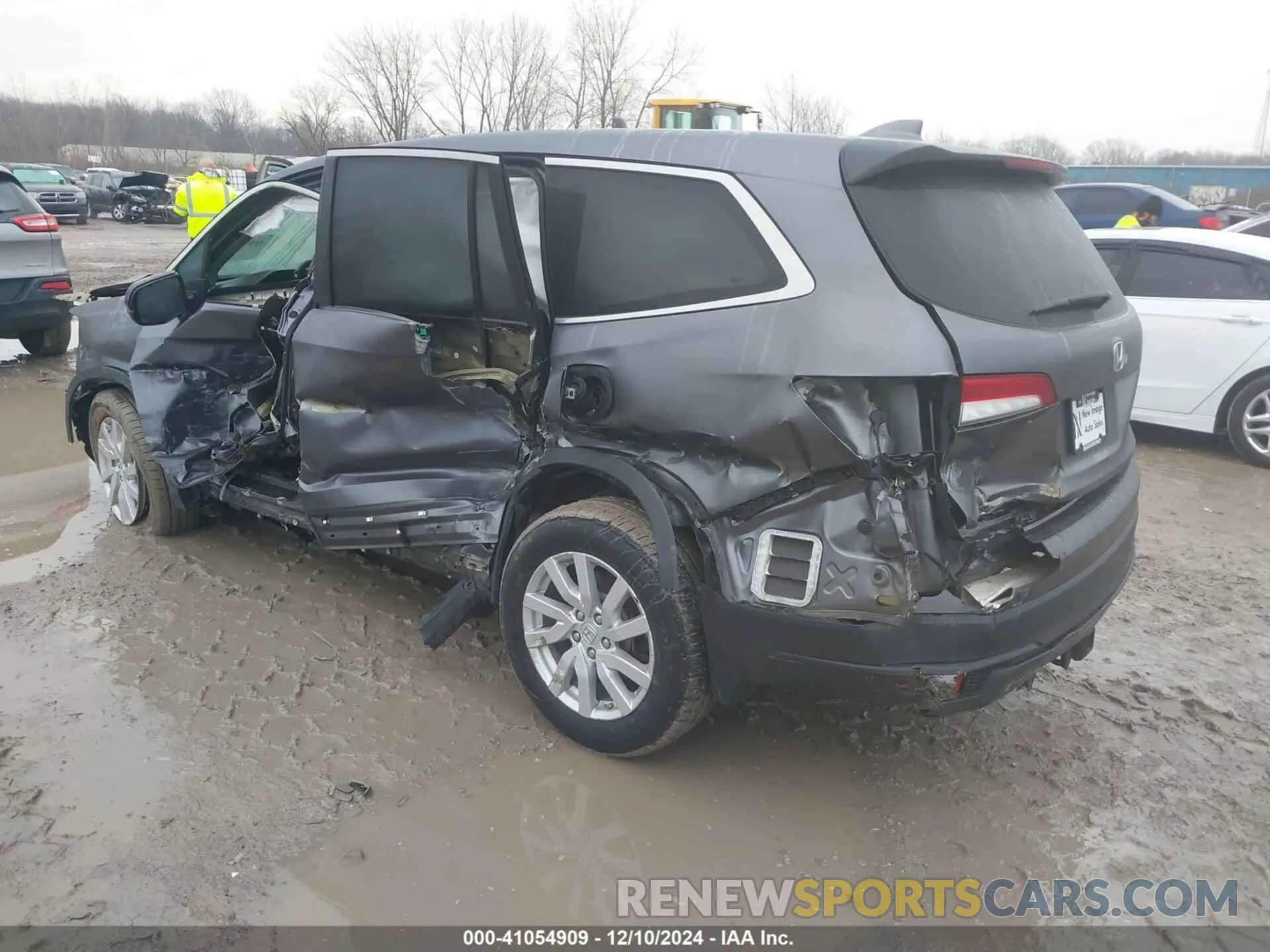 3 fotografías del automóvil dañado 5FNYF6H10LB027268 HONDA PILOT 2020