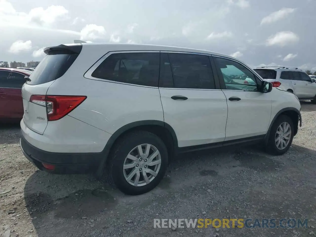 3 fotografías del automóvil dañado 5FNYF6H17LB019488 HONDA PILOT 2020