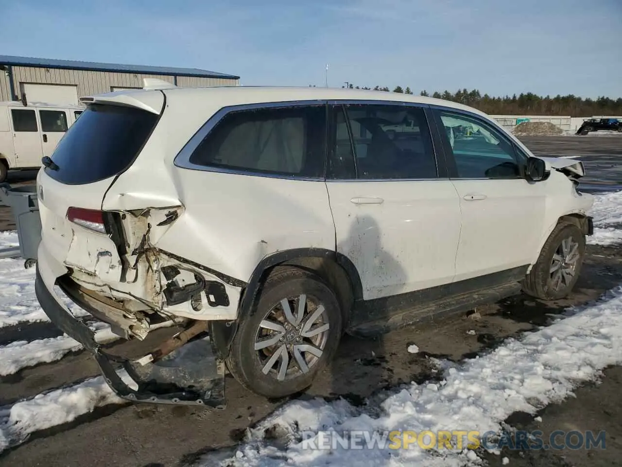 3 fotografías del automóvil dañado 5FNYF6H31LB030469 HONDA PILOT 2020