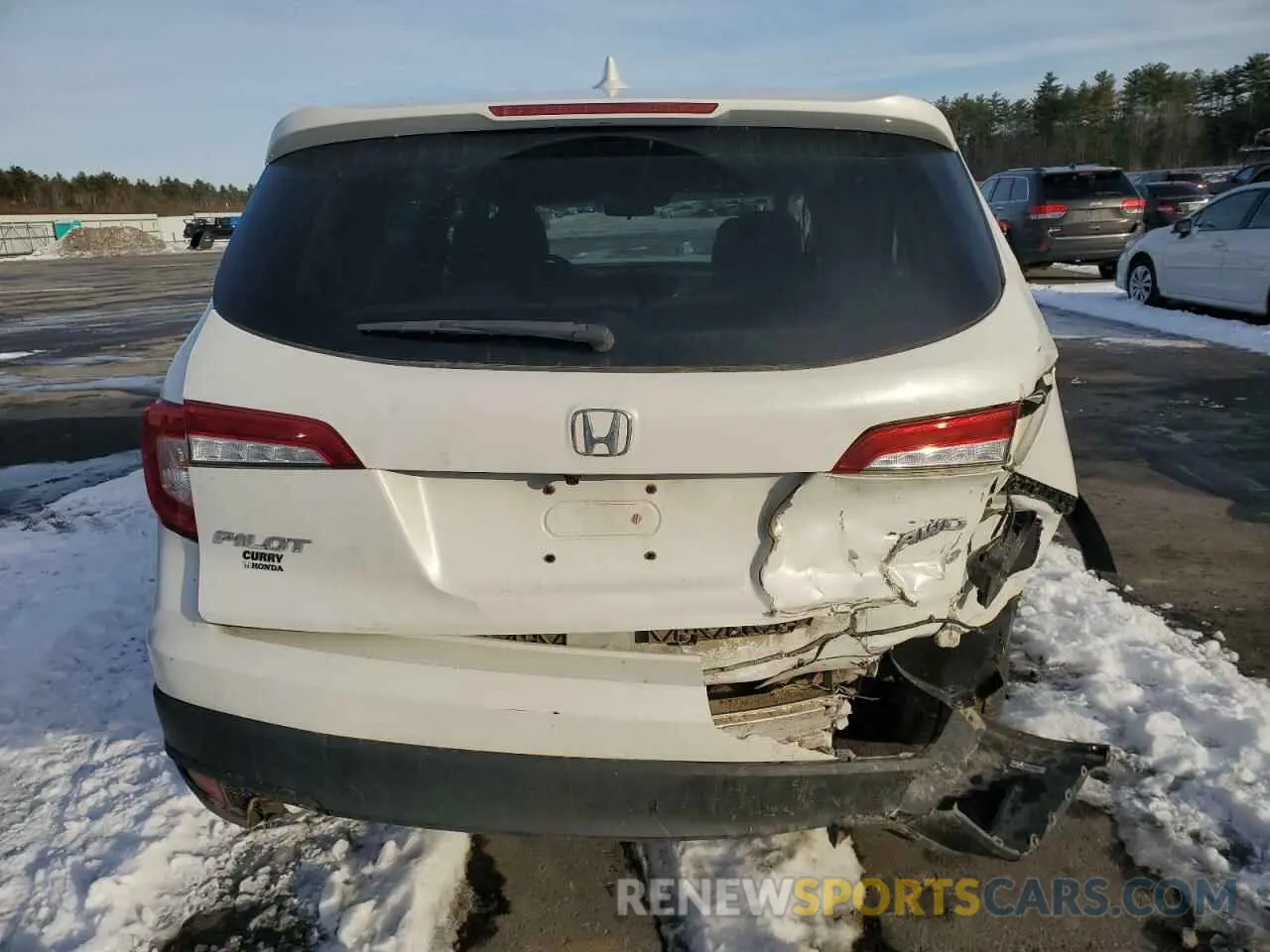 6 fotografías del automóvil dañado 5FNYF6H31LB030469 HONDA PILOT 2020