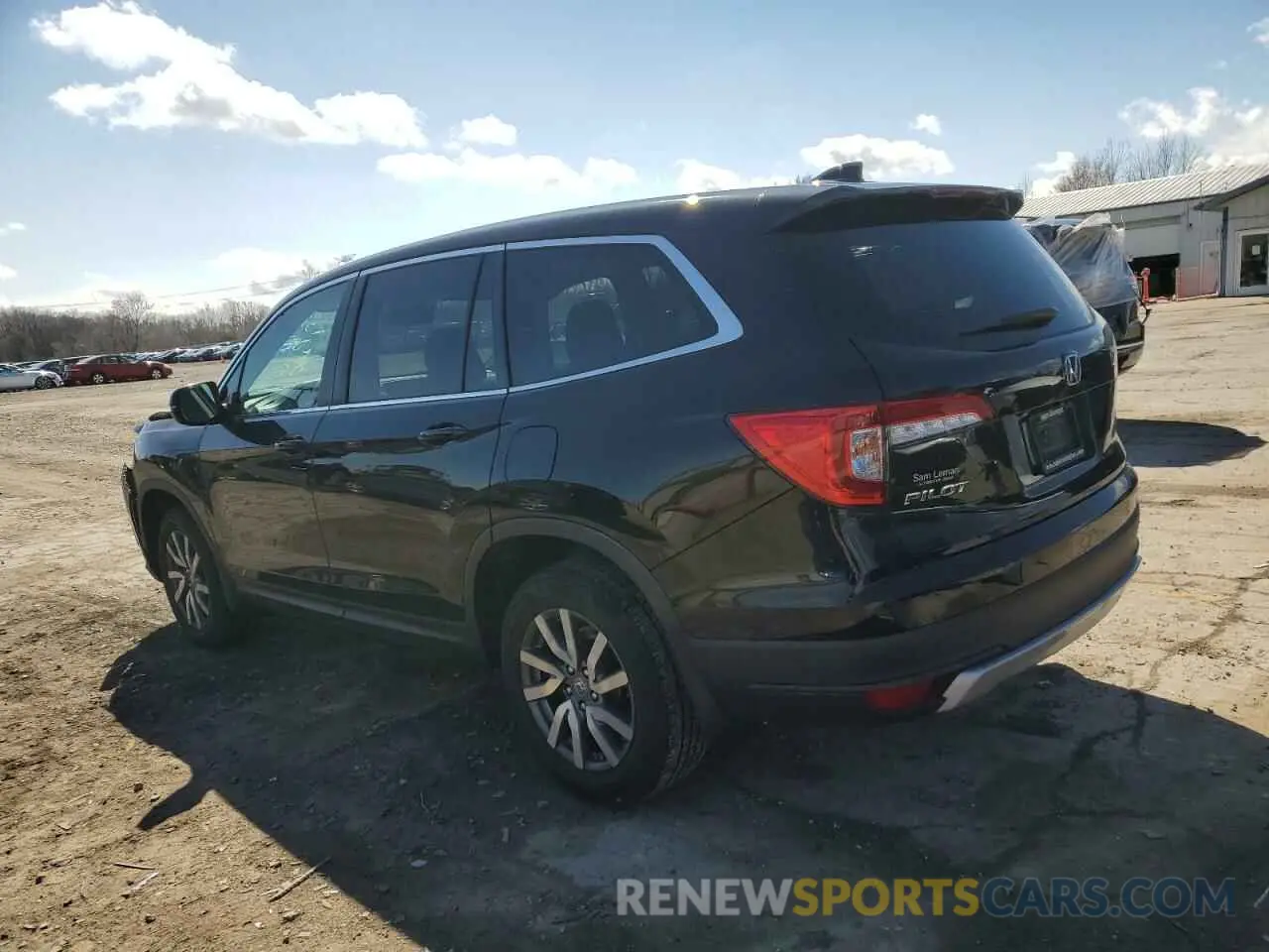 2 fotografías del automóvil dañado 5FNYF6H34LB040400 HONDA PILOT 2020