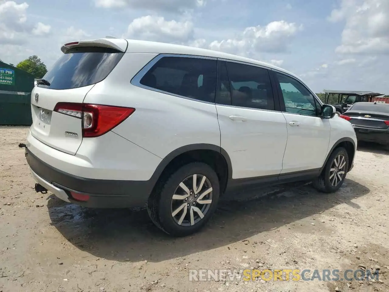 3 fotografías del automóvil dañado 5FNYF6H35LB021290 HONDA PILOT 2020
