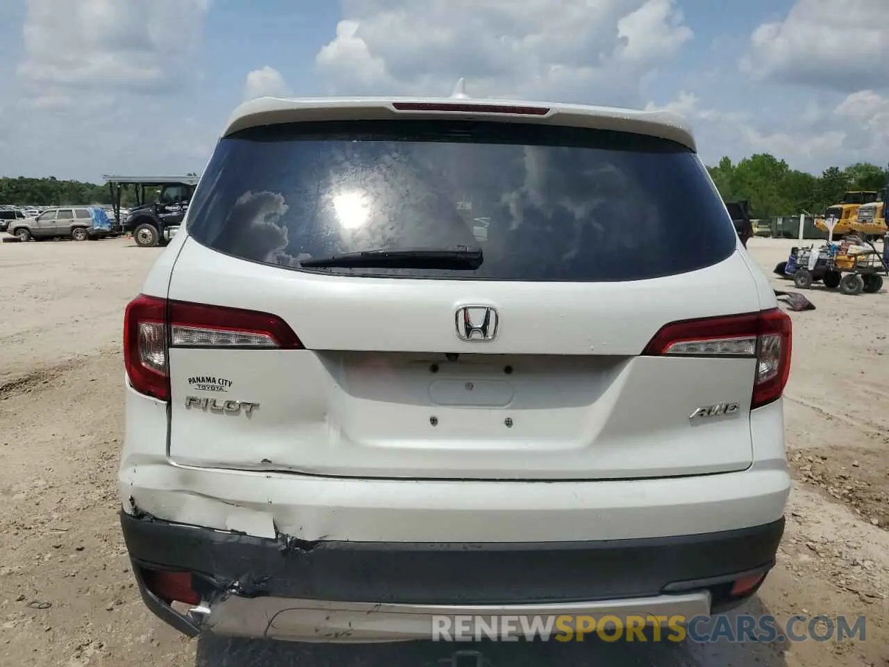 6 fotografías del automóvil dañado 5FNYF6H35LB021290 HONDA PILOT 2020