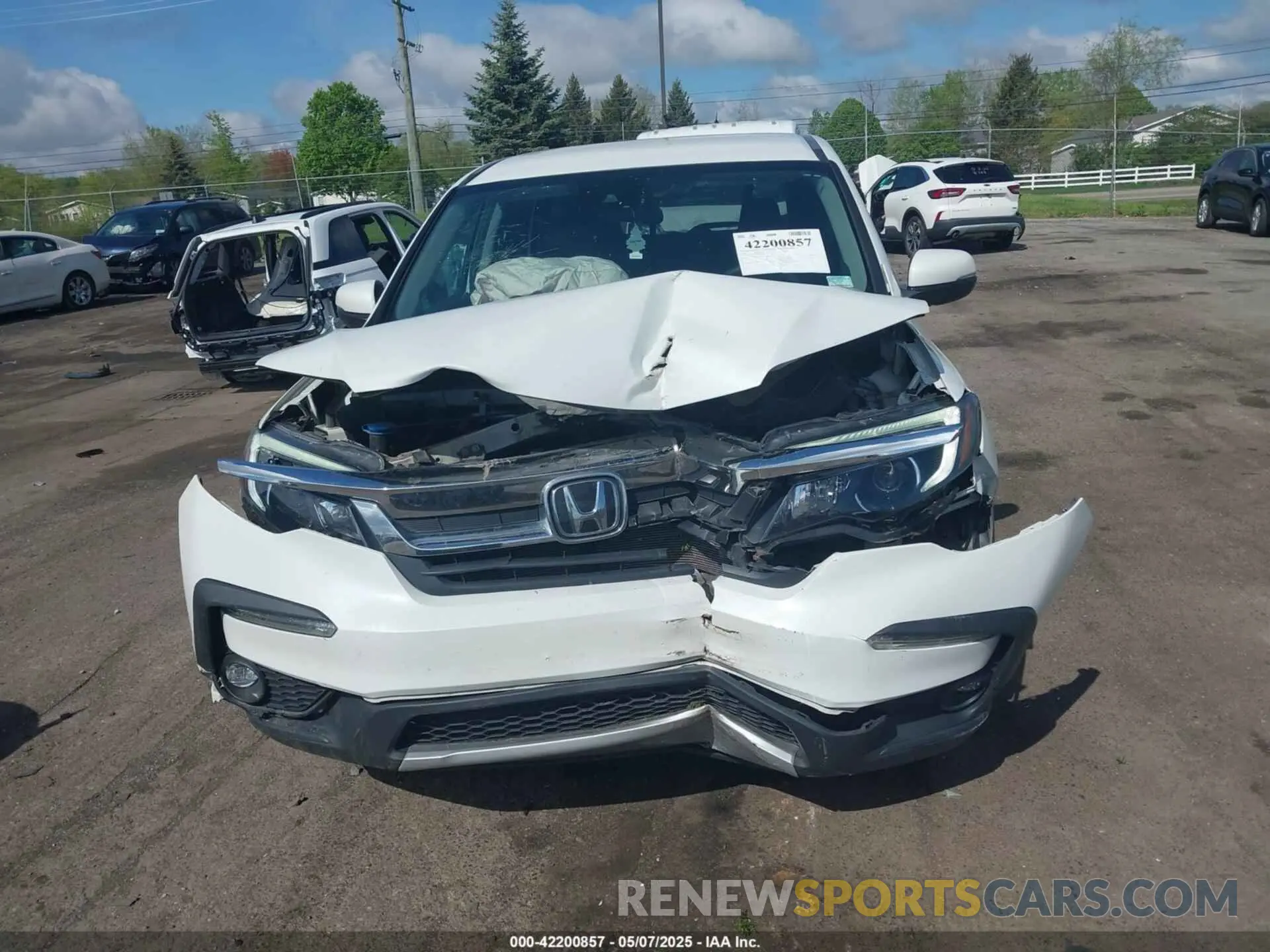 12 fotografías del automóvil dañado 5FNYF6H38LB025981 HONDA PILOT 2020