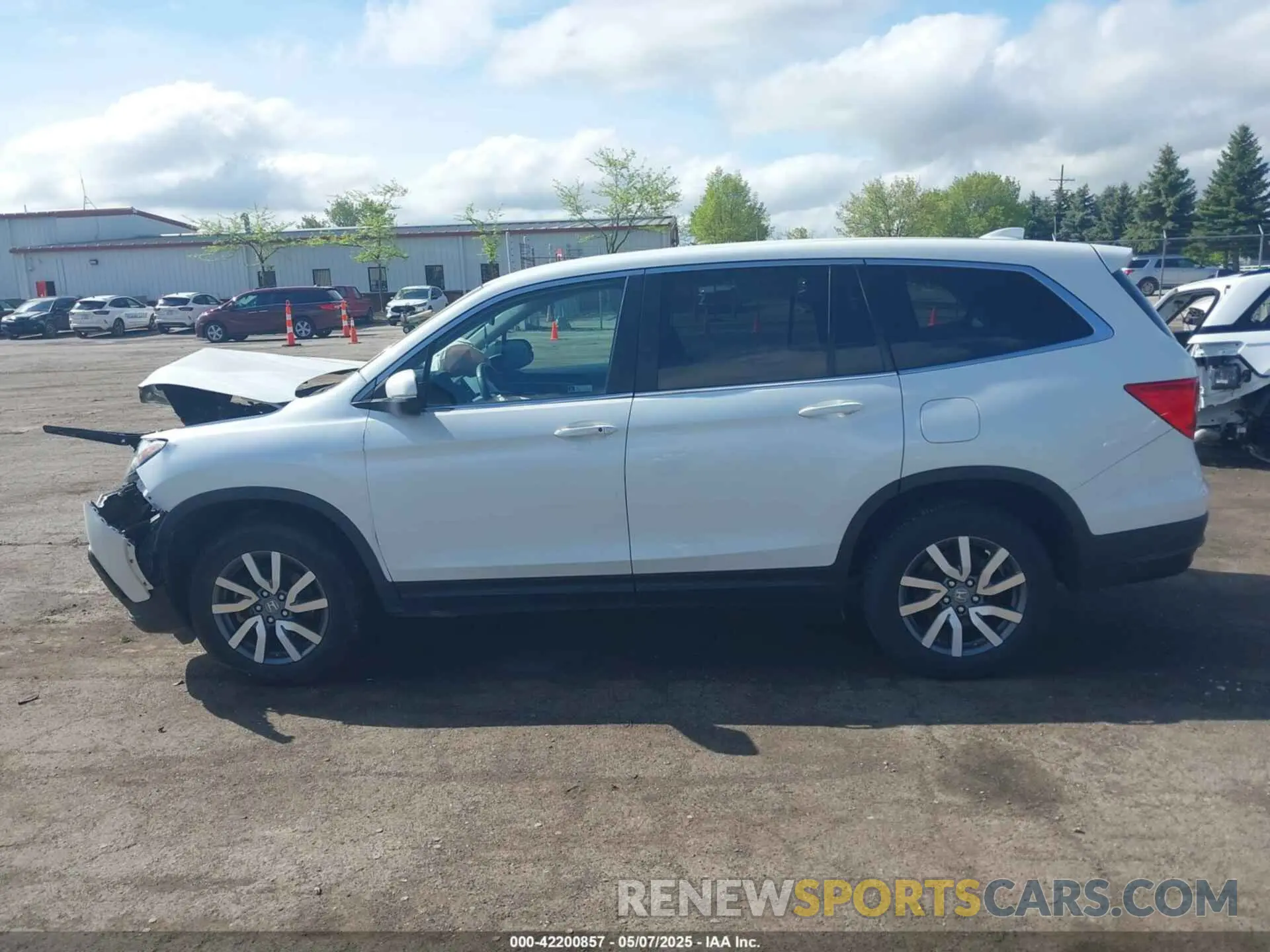 14 fotografías del automóvil dañado 5FNYF6H38LB025981 HONDA PILOT 2020
