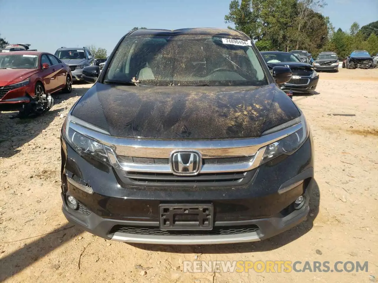 5 fotografías del automóvil dañado 5FNYF6H39LB040361 HONDA PILOT 2020