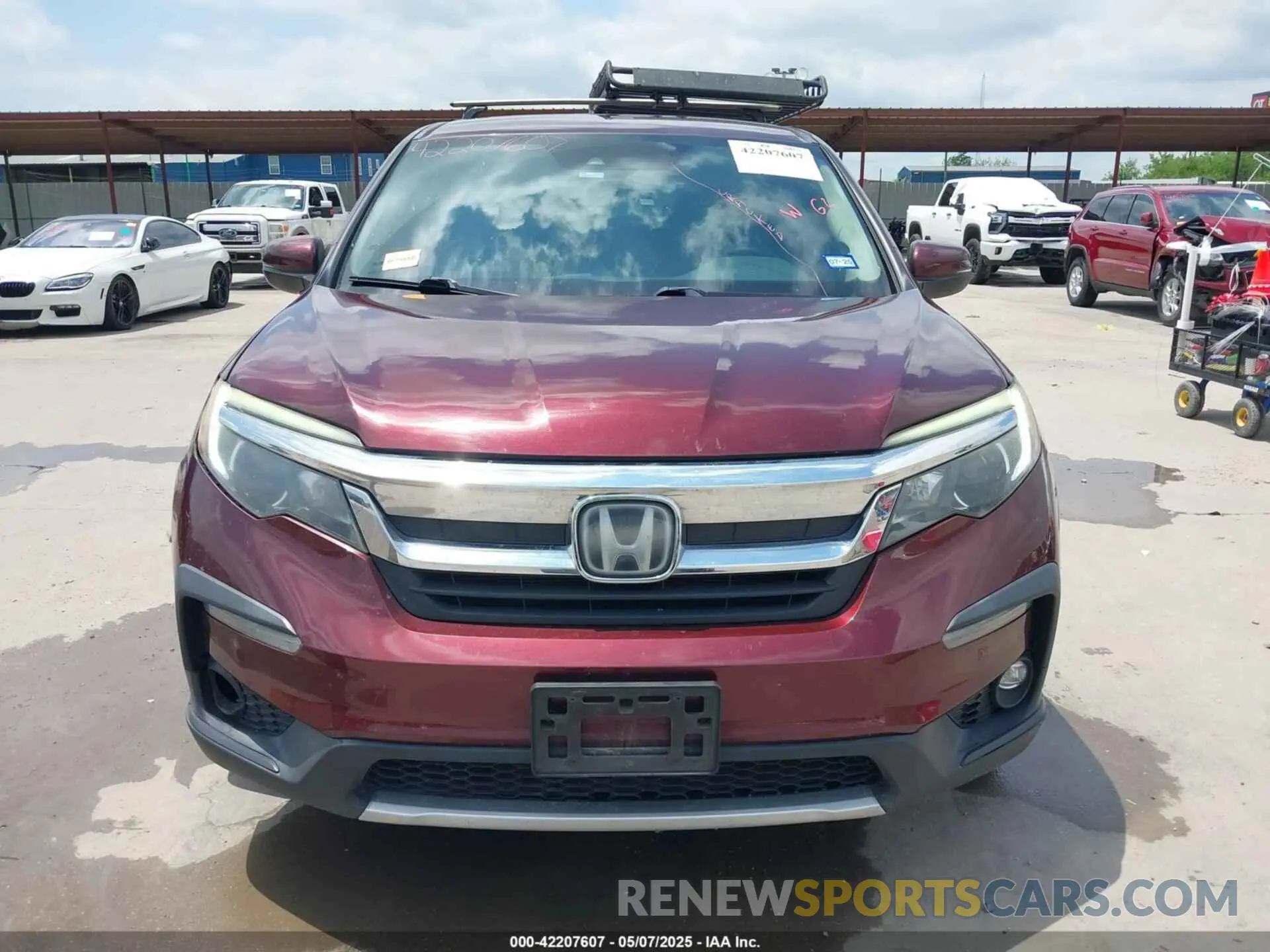 12 fotografías del automóvil dañado 5FNYF6H3XLB019034 HONDA PILOT 2020