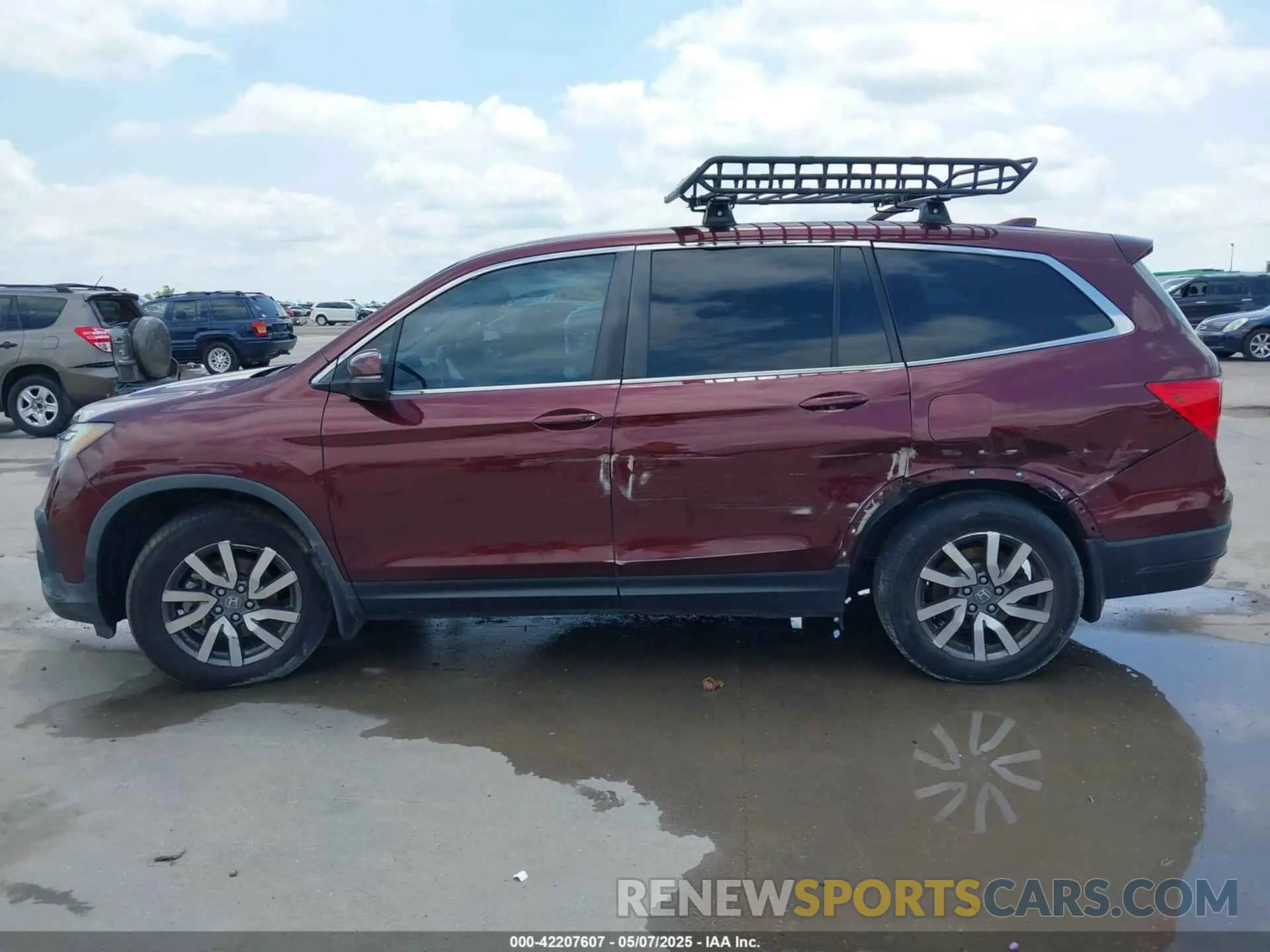 14 fotografías del automóvil dañado 5FNYF6H3XLB019034 HONDA PILOT 2020