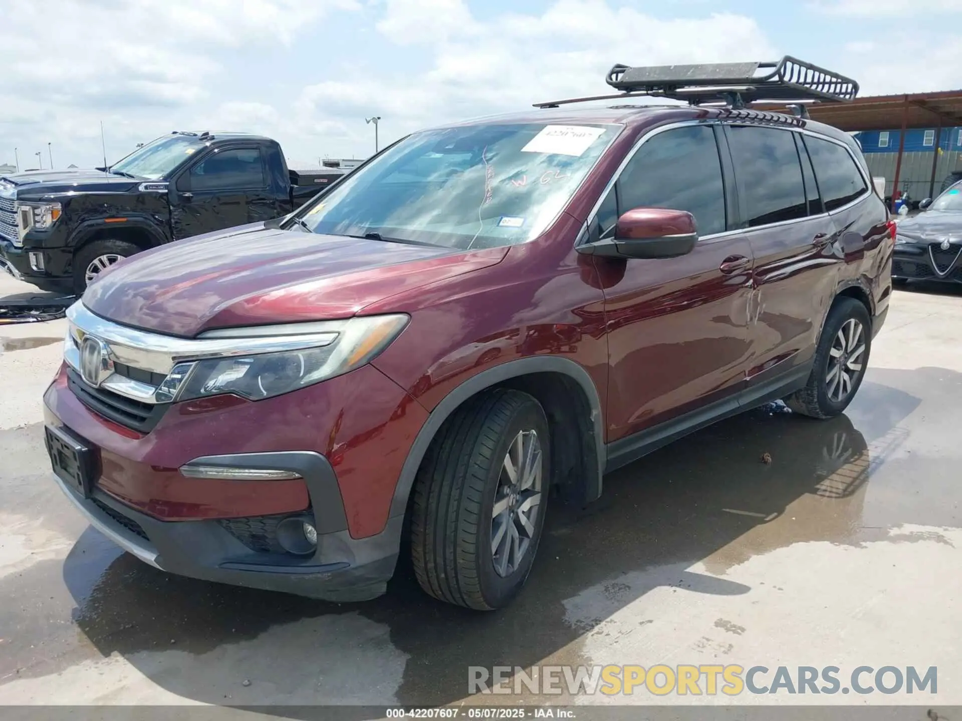 2 fotografías del automóvil dañado 5FNYF6H3XLB019034 HONDA PILOT 2020