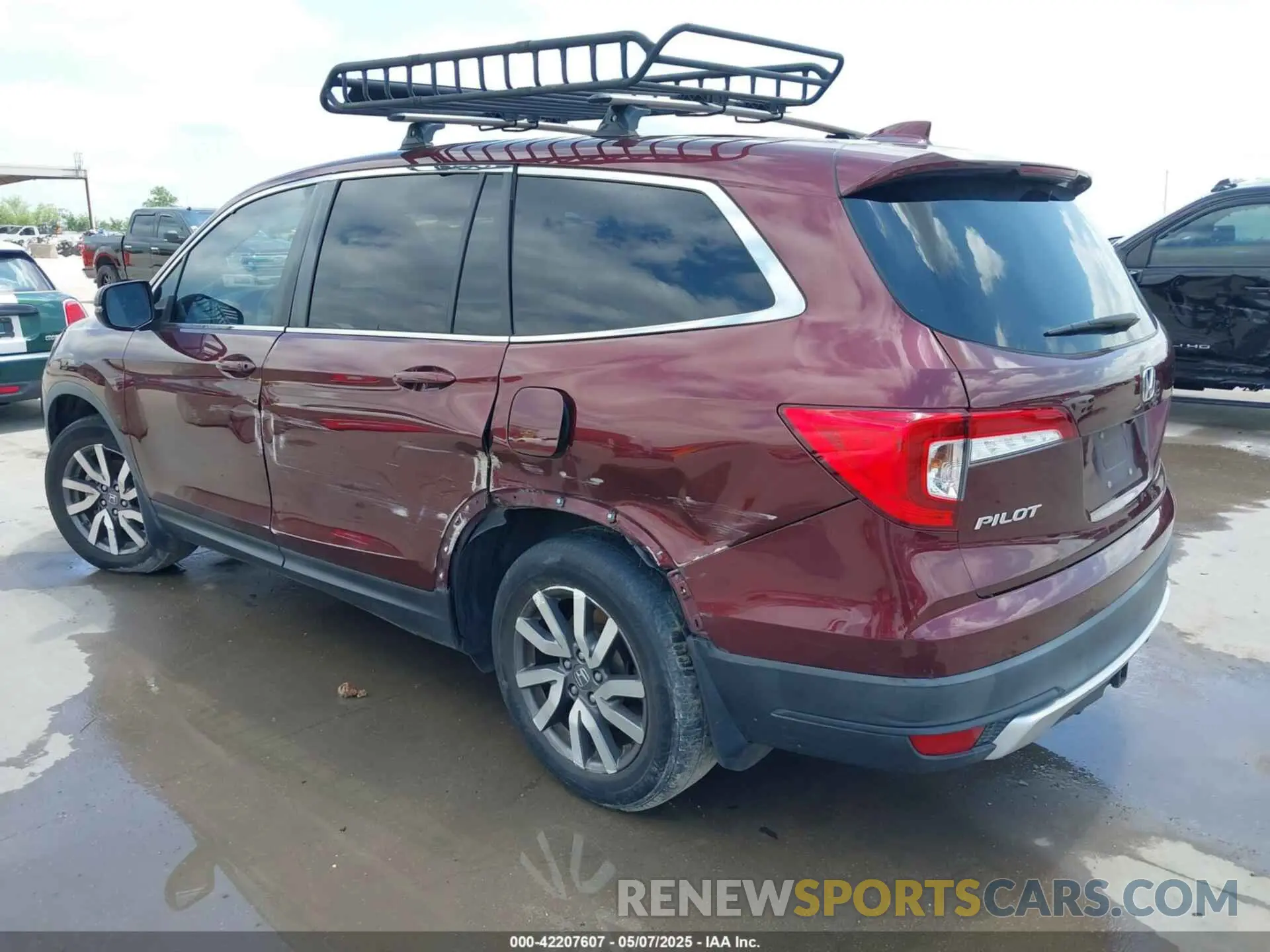 3 fotografías del automóvil dañado 5FNYF6H3XLB019034 HONDA PILOT 2020