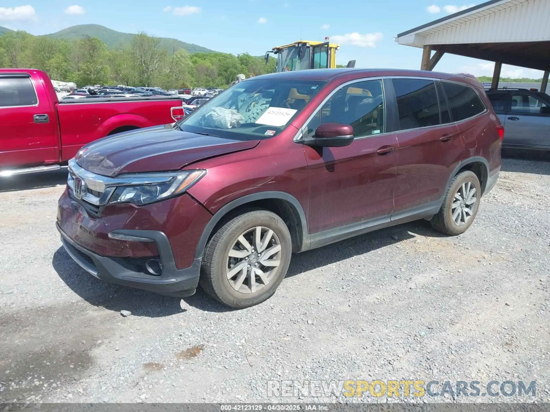 2 fotografías del automóvil dañado 5FNYF6H50LB028925 HONDA PILOT 2020