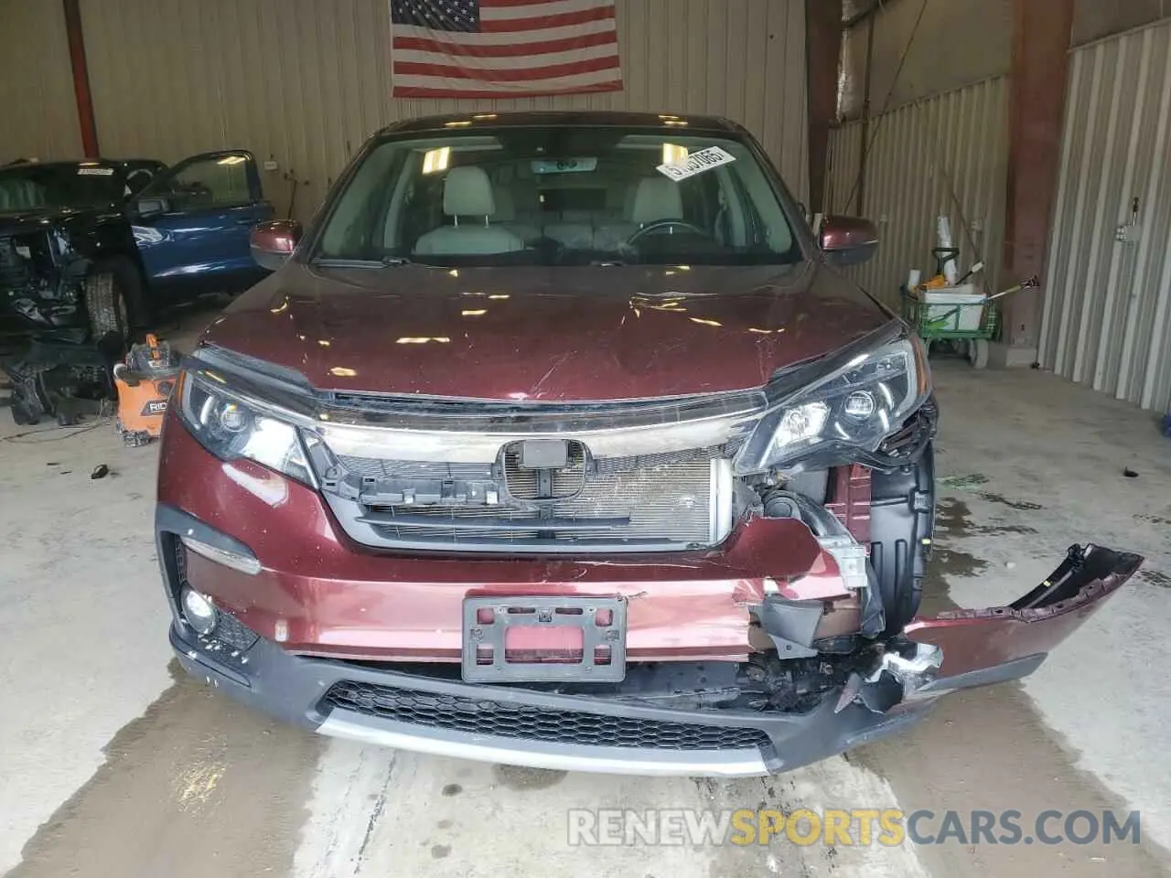 5 fotografías del automóvil dañado 5FNYF6H51LB014760 HONDA PILOT 2020