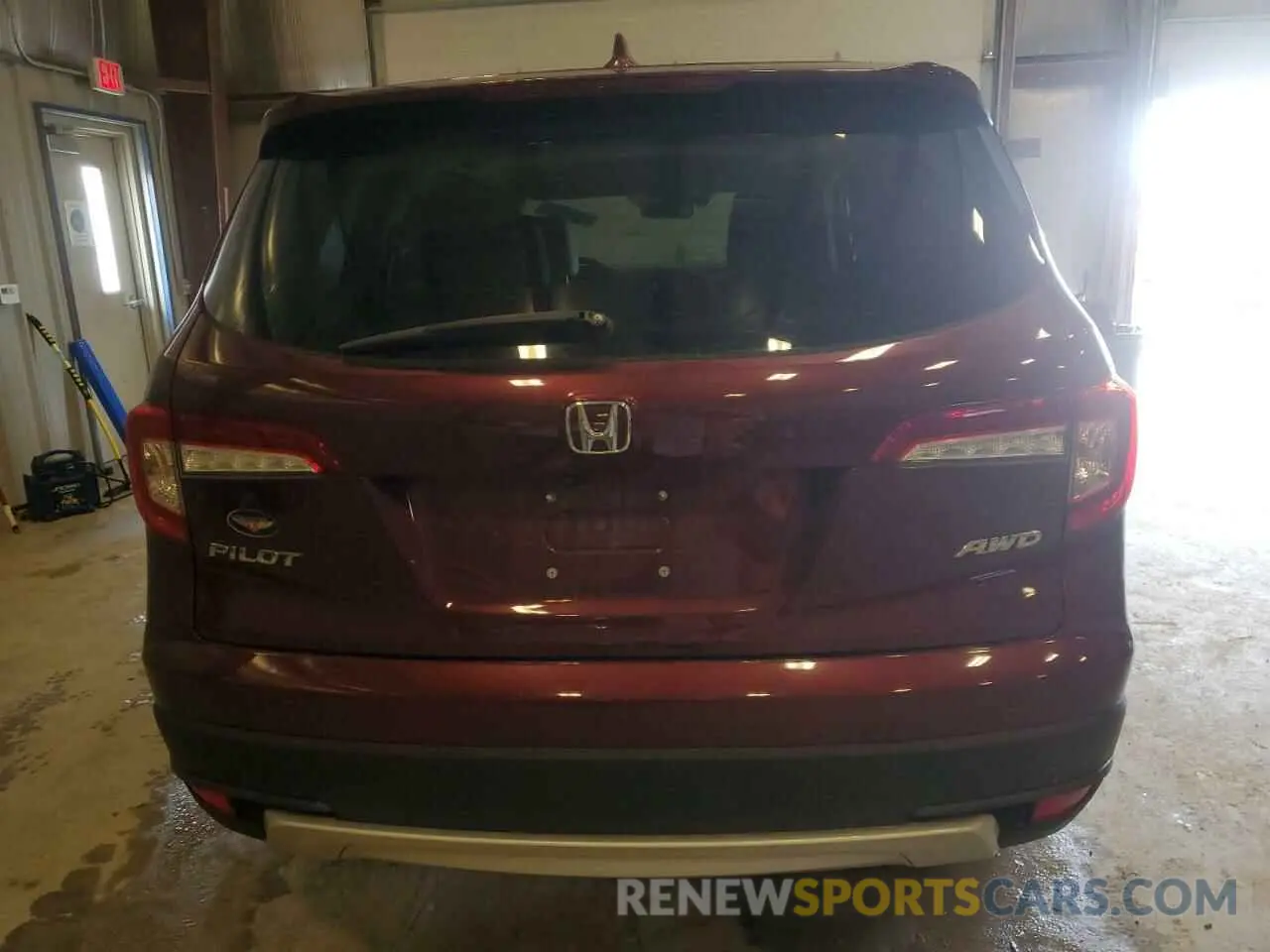 6 fotografías del automóvil dañado 5FNYF6H51LB014760 HONDA PILOT 2020