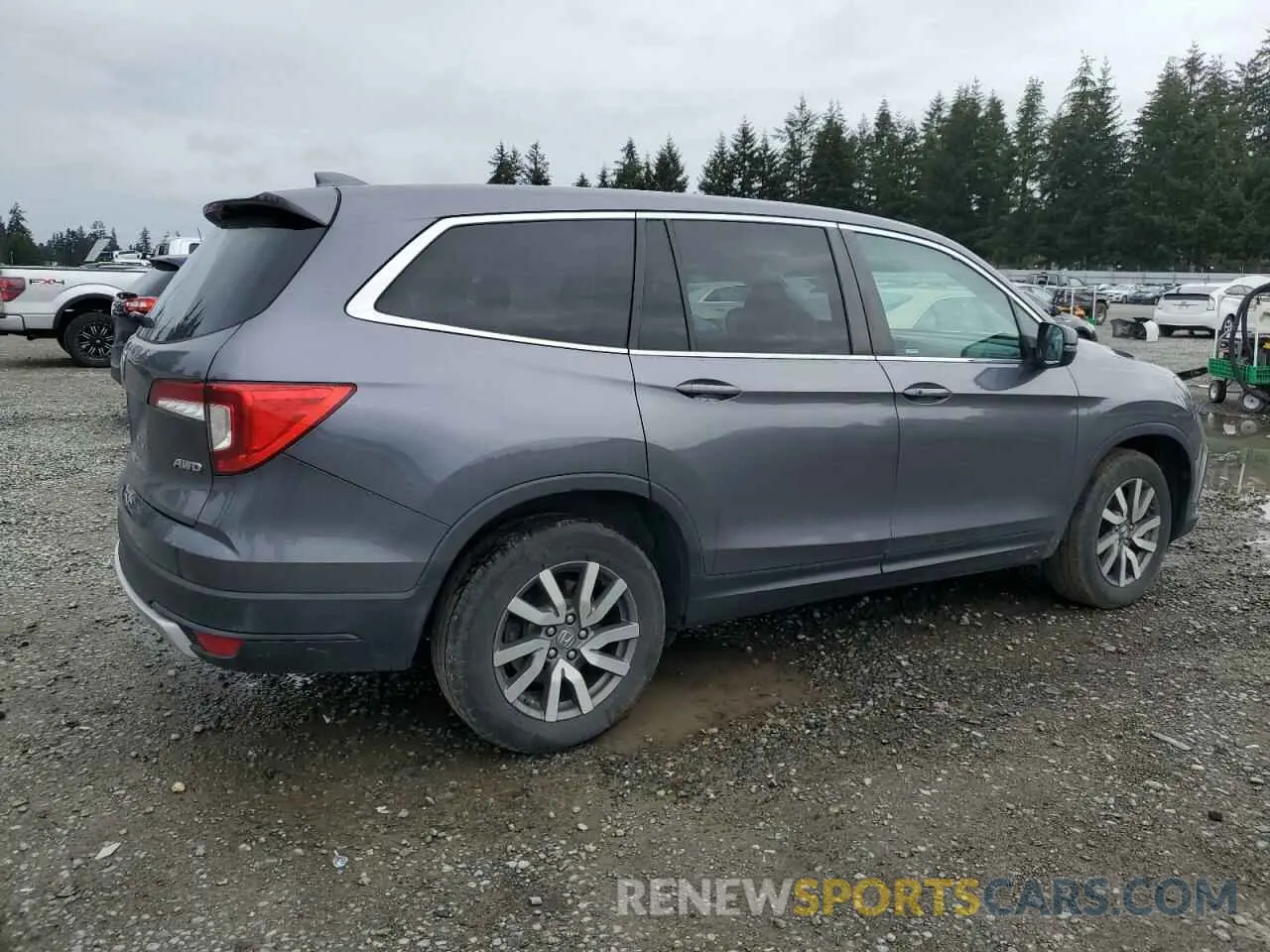 3 fotografías del automóvil dañado 5FNYF6H51LB026780 HONDA PILOT 2020