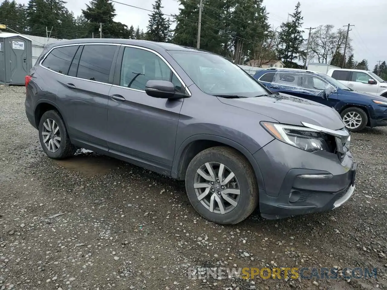 4 fotografías del automóvil dañado 5FNYF6H51LB026780 HONDA PILOT 2020