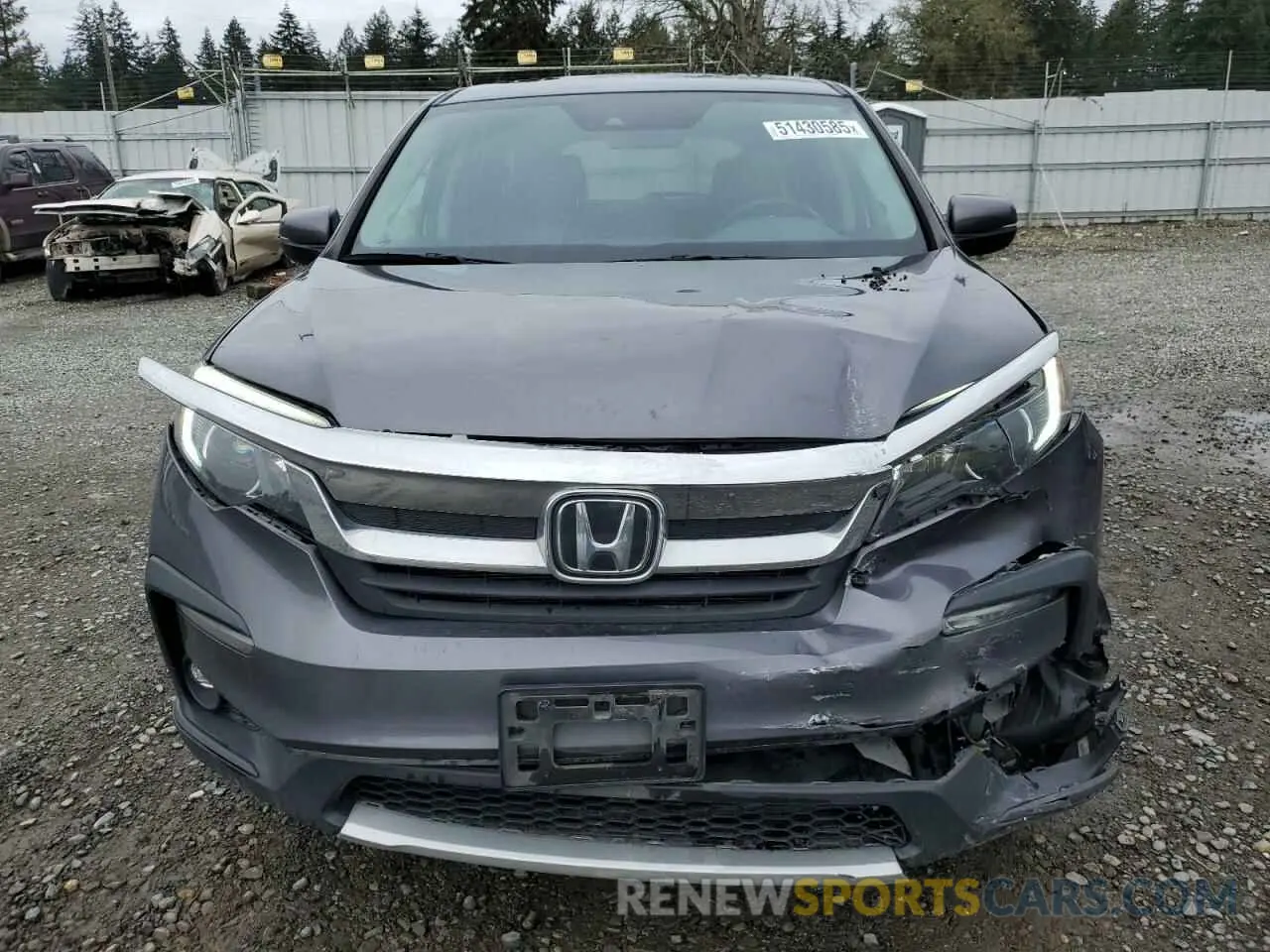 5 fotografías del automóvil dañado 5FNYF6H51LB026780 HONDA PILOT 2020