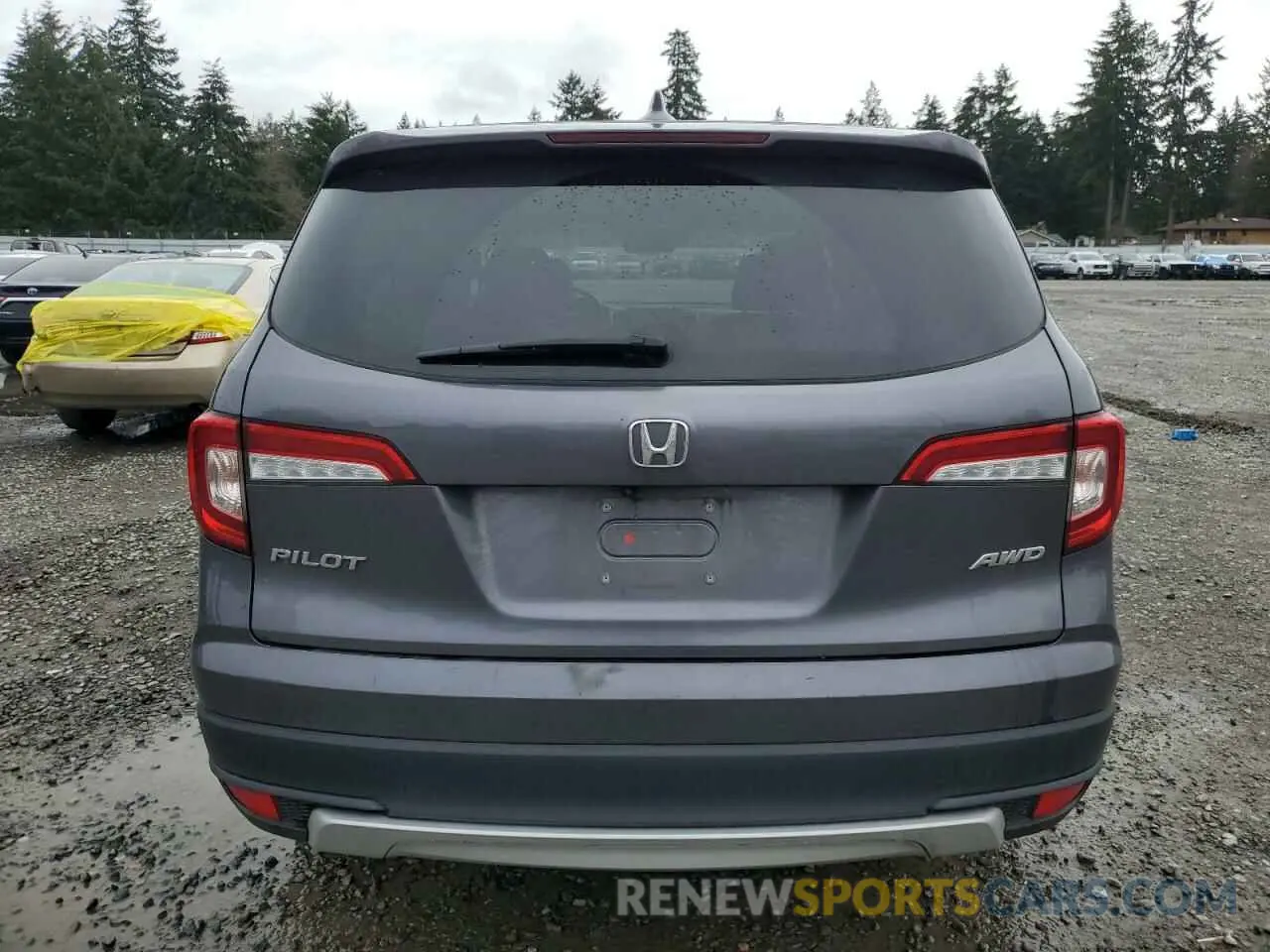 6 fotografías del automóvil dañado 5FNYF6H51LB026780 HONDA PILOT 2020
