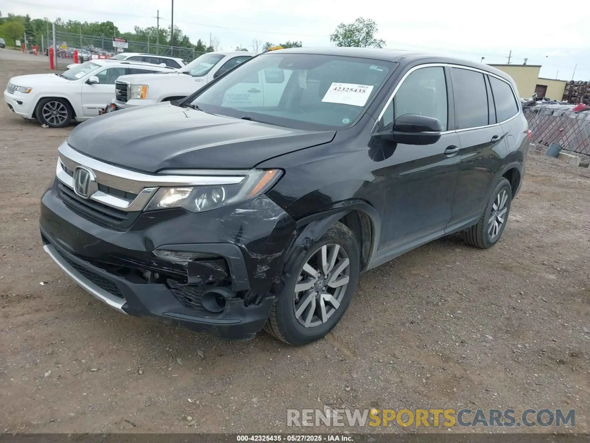 2 fotografías del automóvil dañado 5FNYF6H51LB058628 HONDA PILOT 2020