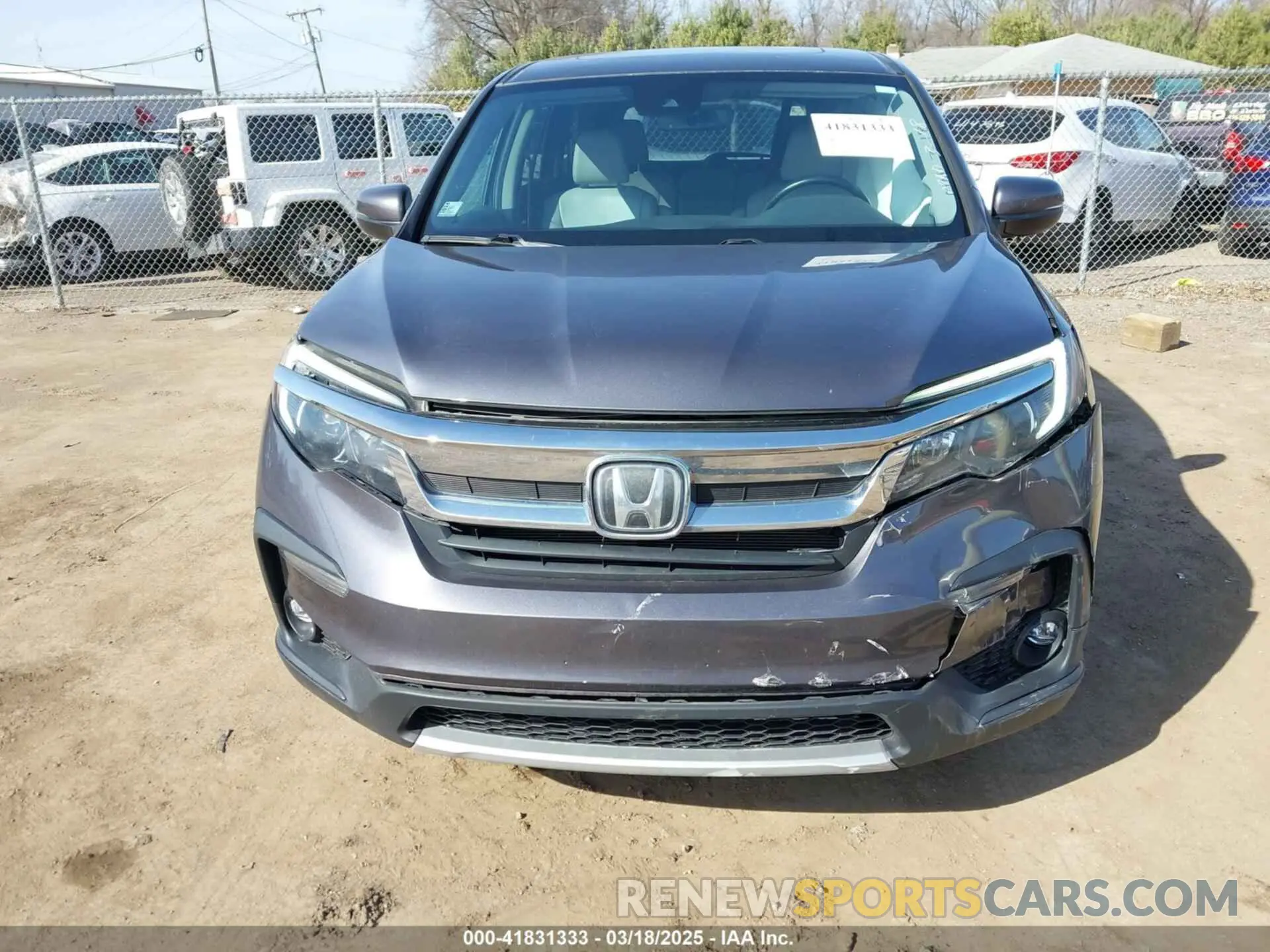 12 fotografías del automóvil dañado 5FNYF6H52LB039456 HONDA PILOT 2020