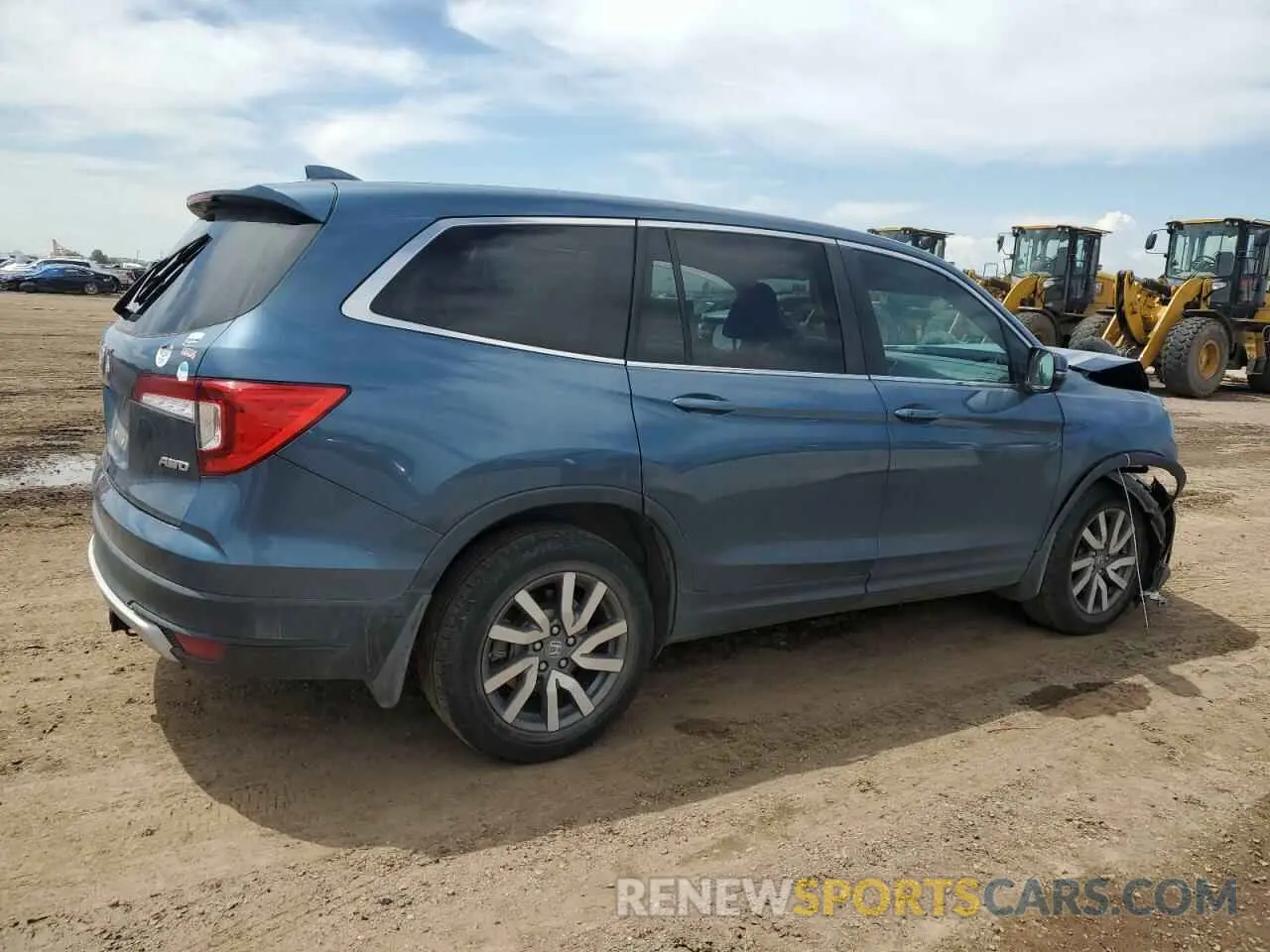 3 fotografías del automóvil dañado 5FNYF6H53LB058596 HONDA PILOT 2020