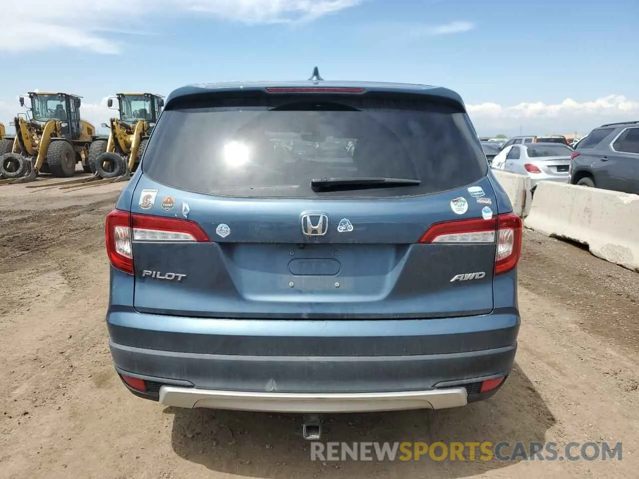 6 fotografías del automóvil dañado 5FNYF6H53LB058596 HONDA PILOT 2020